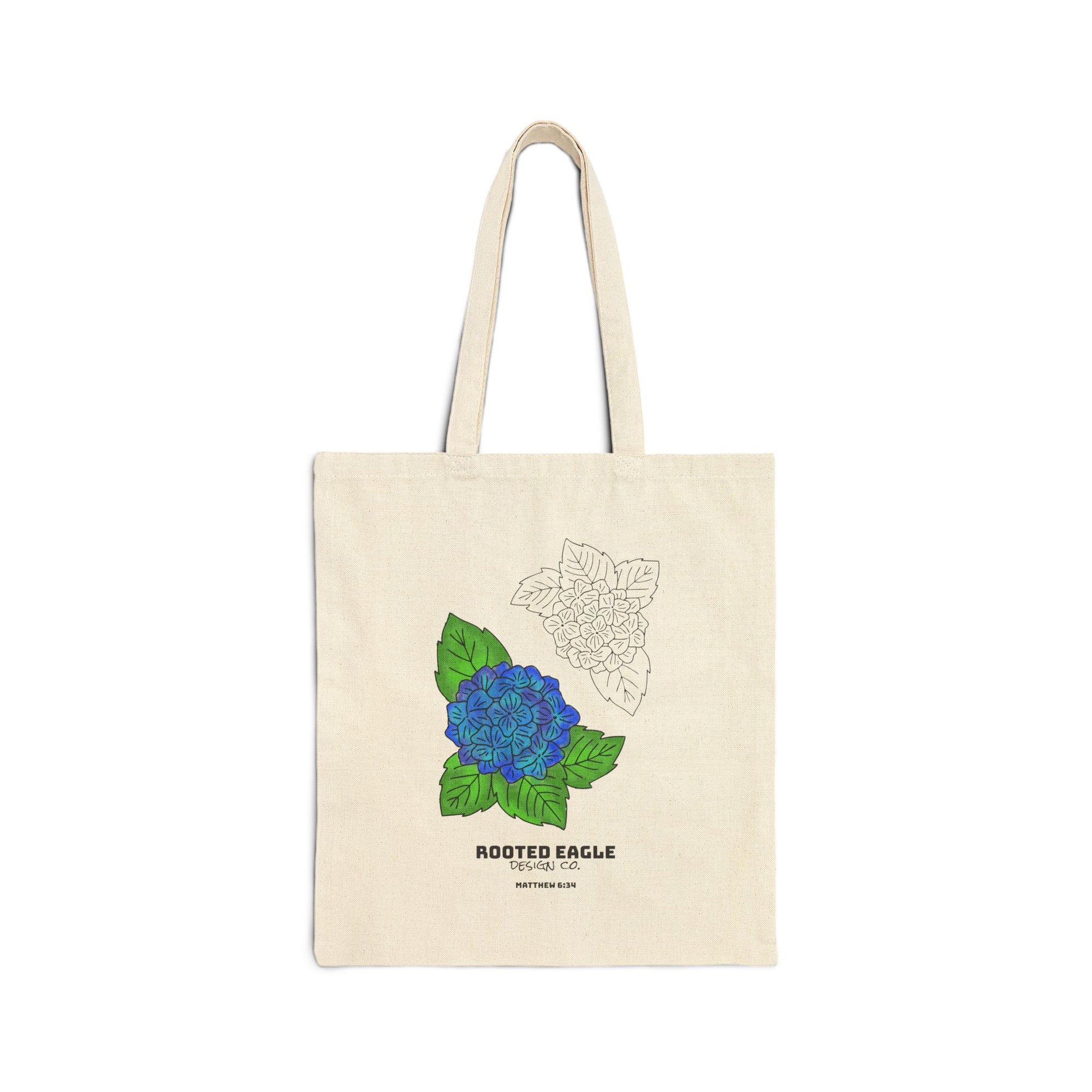 Matthew 6:34 • Cotton Canvas Bag
