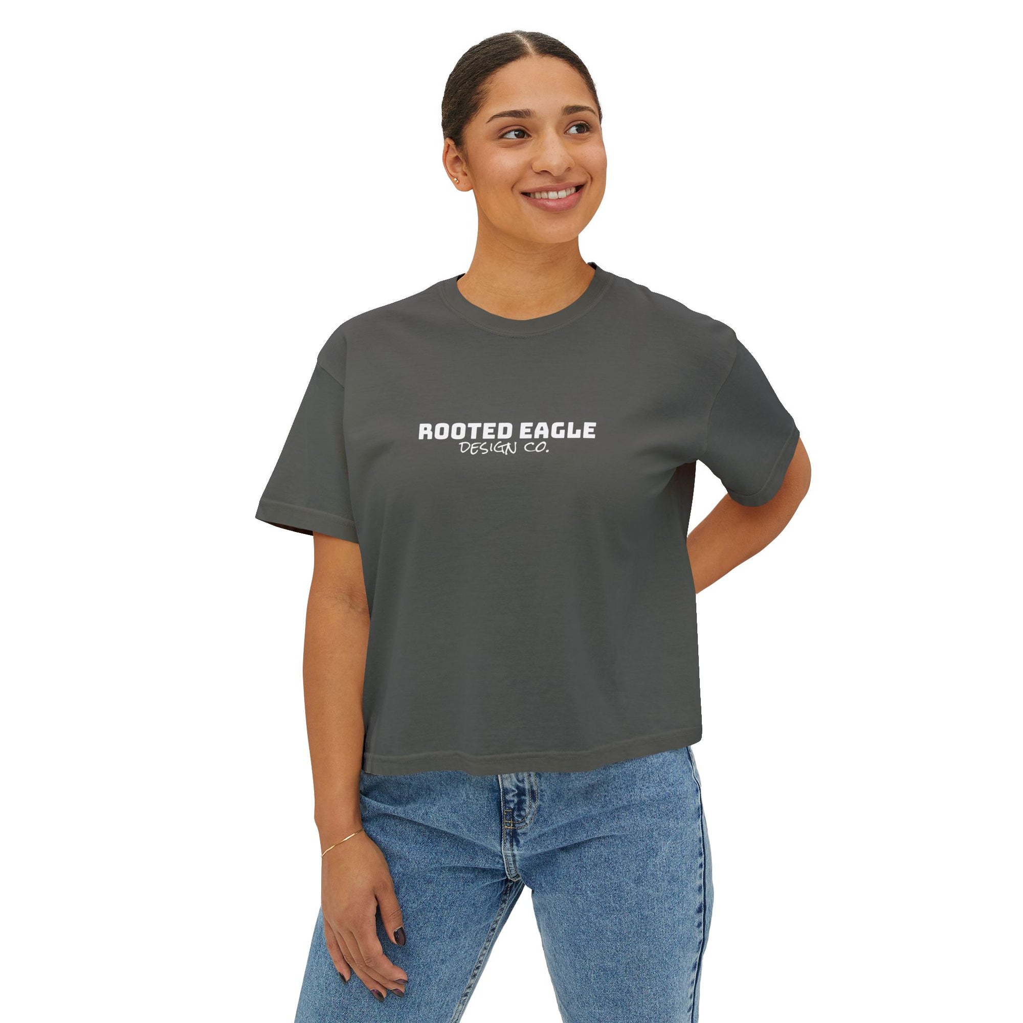 Rooted Eagle Design Co. • Women's Boxy Tee