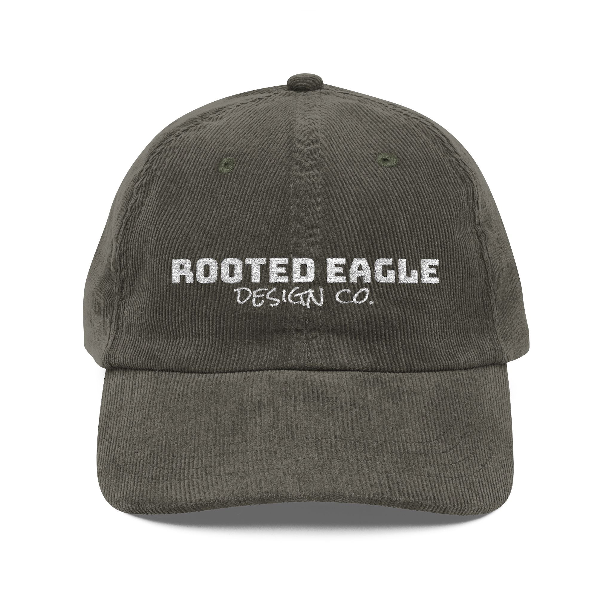 Rooted Eagle • Embroidered Corduroy Hat