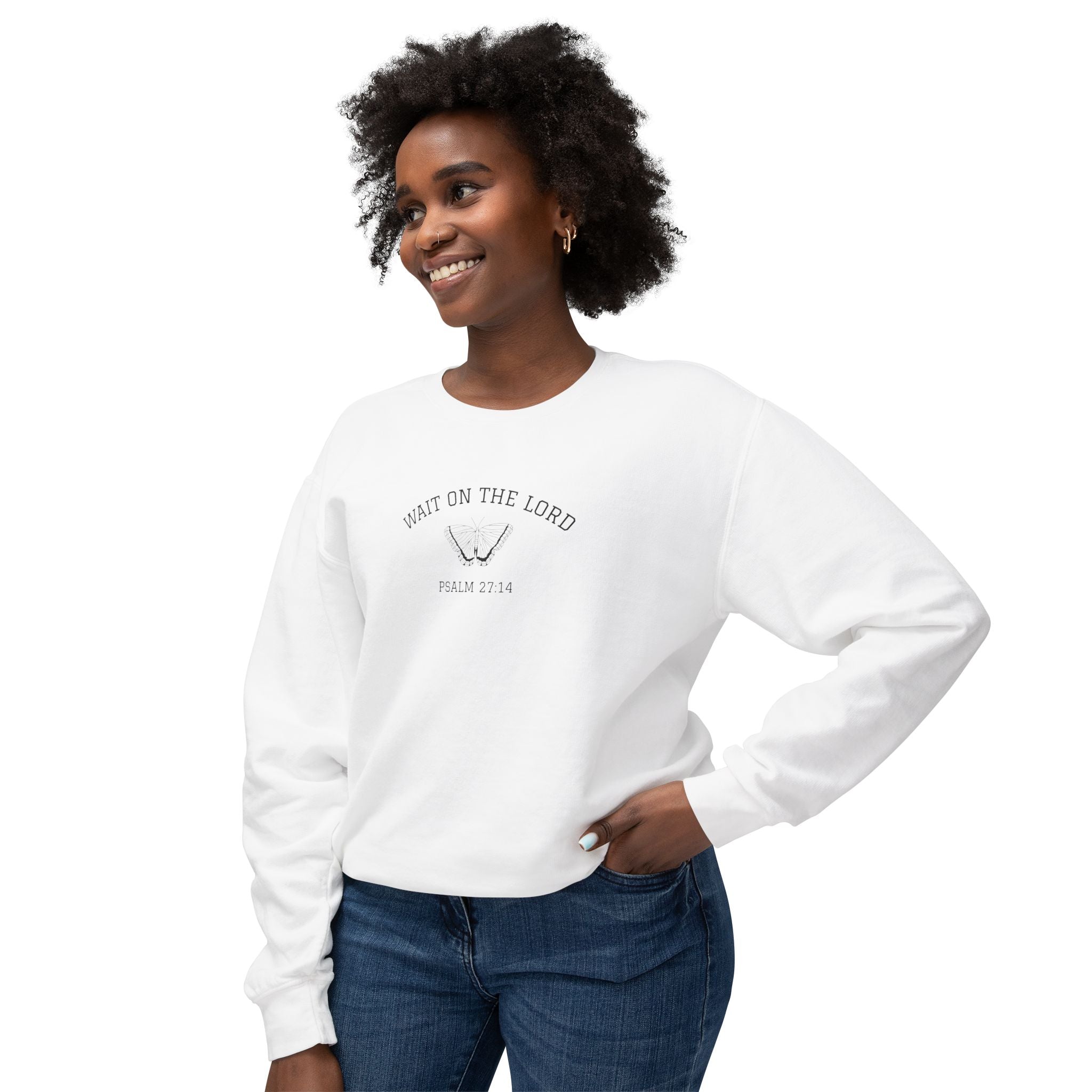 Psalm 27:14 • Comfort Colors Sweatshirt
