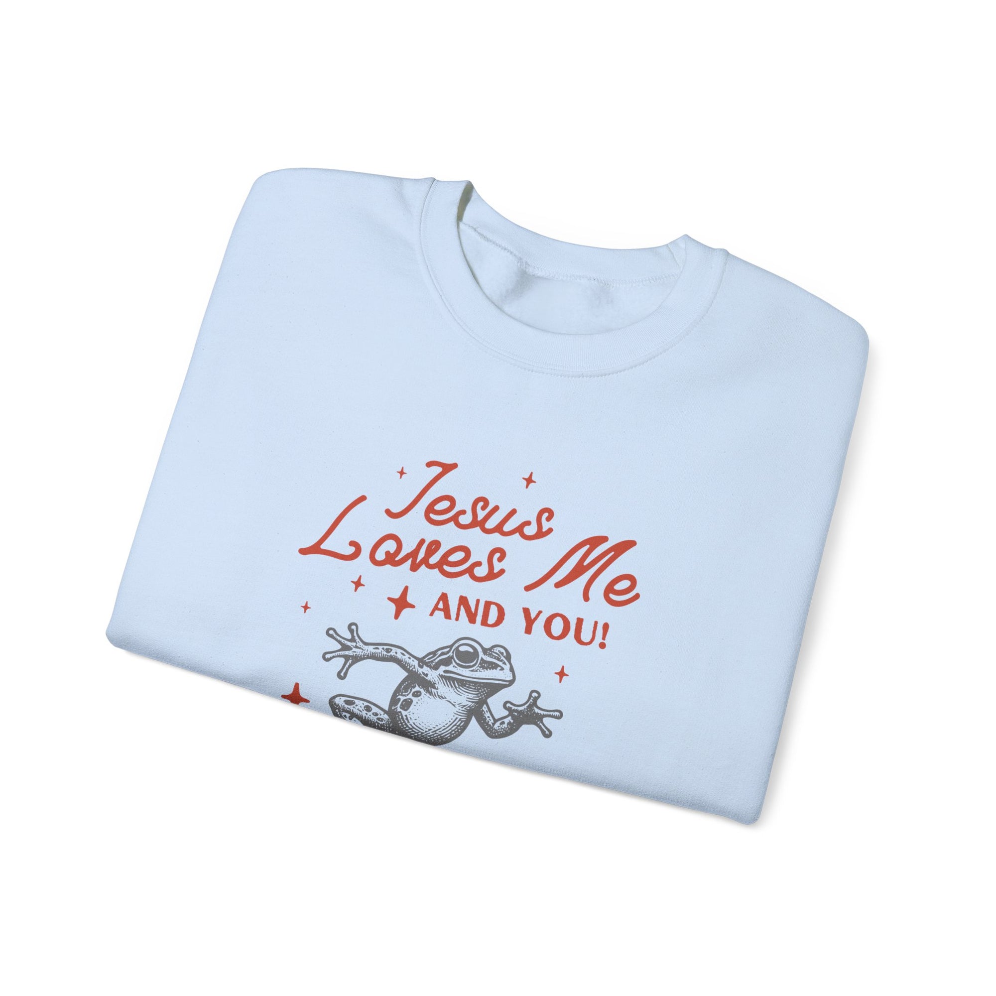 Jesus Loves Me • Crewneck Sweatshirt