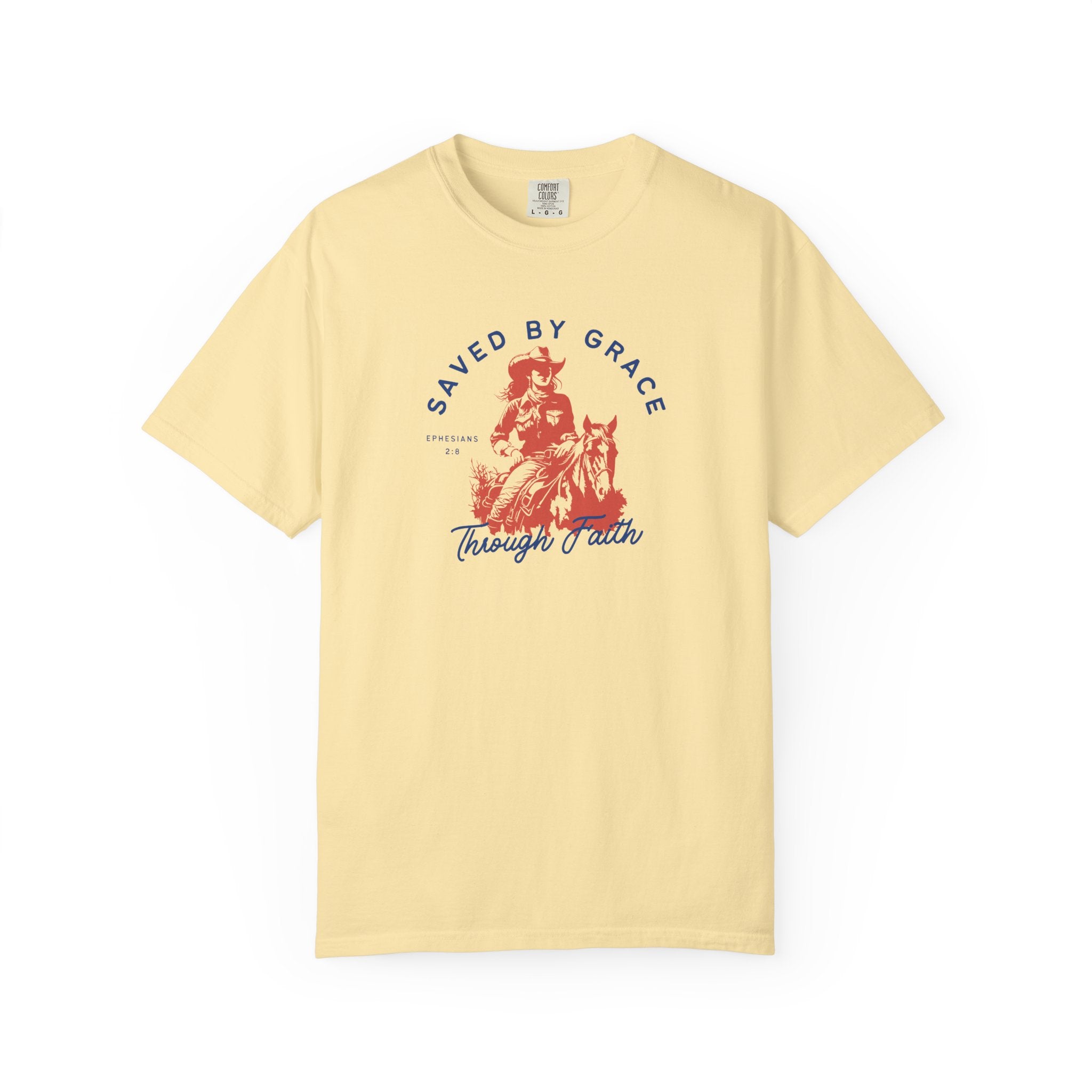 Saved by Grace • Comfort Colors Tee