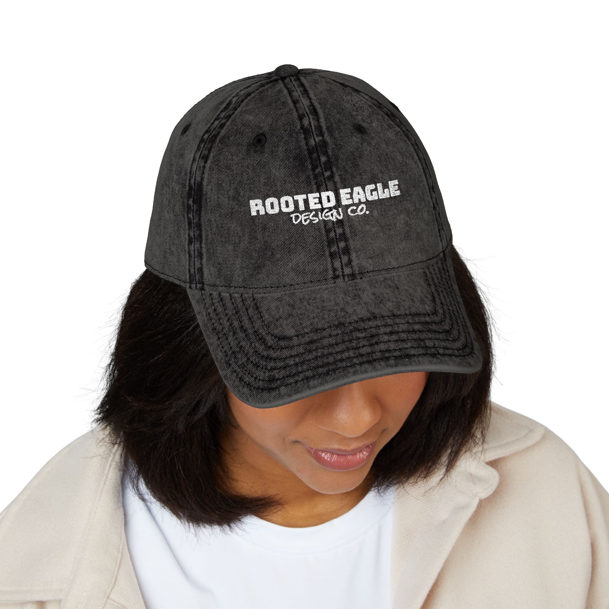 Rooted Eagle • Vintage Embroidered Hat