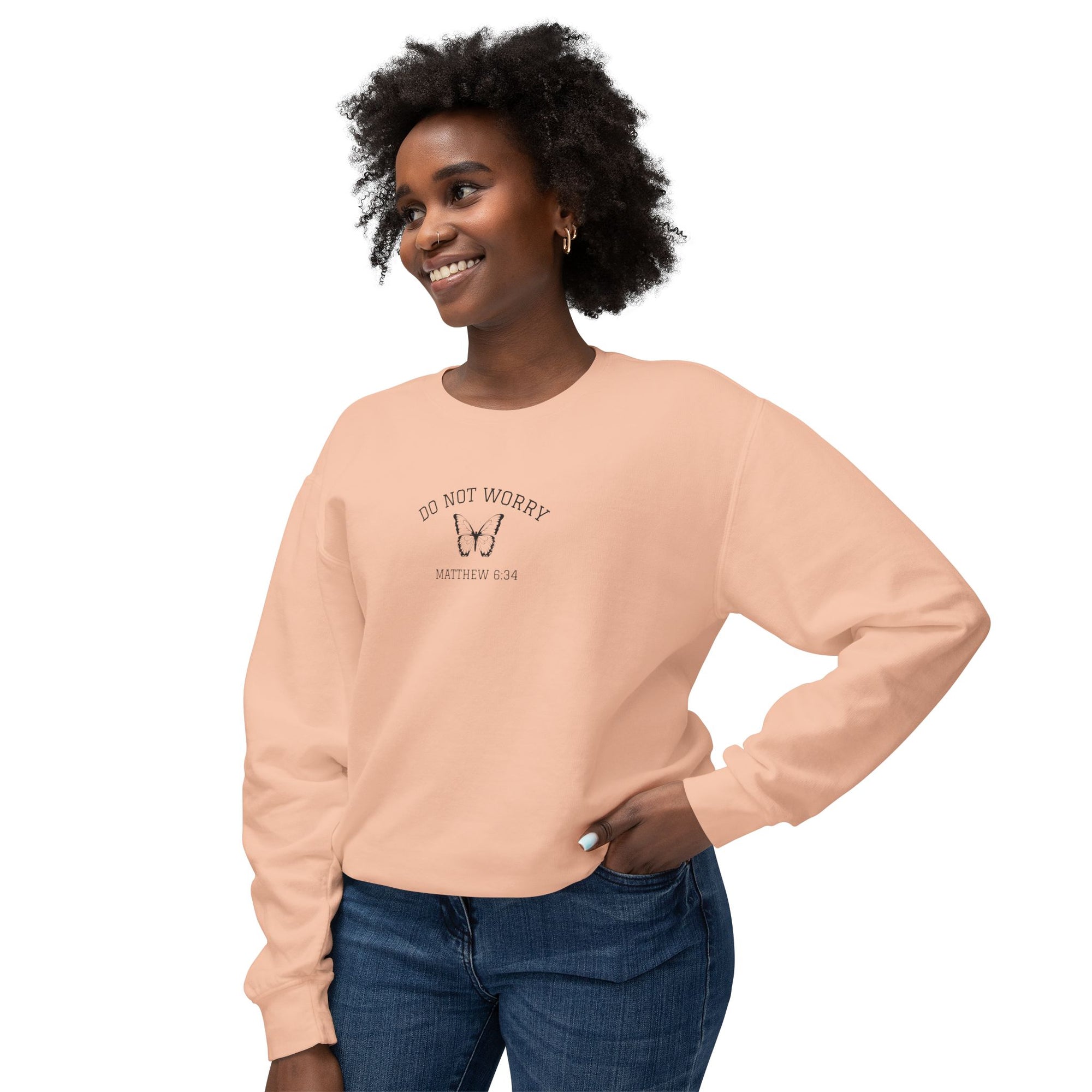 Matthew 6:34 • Comfort Colors Sweatshirt