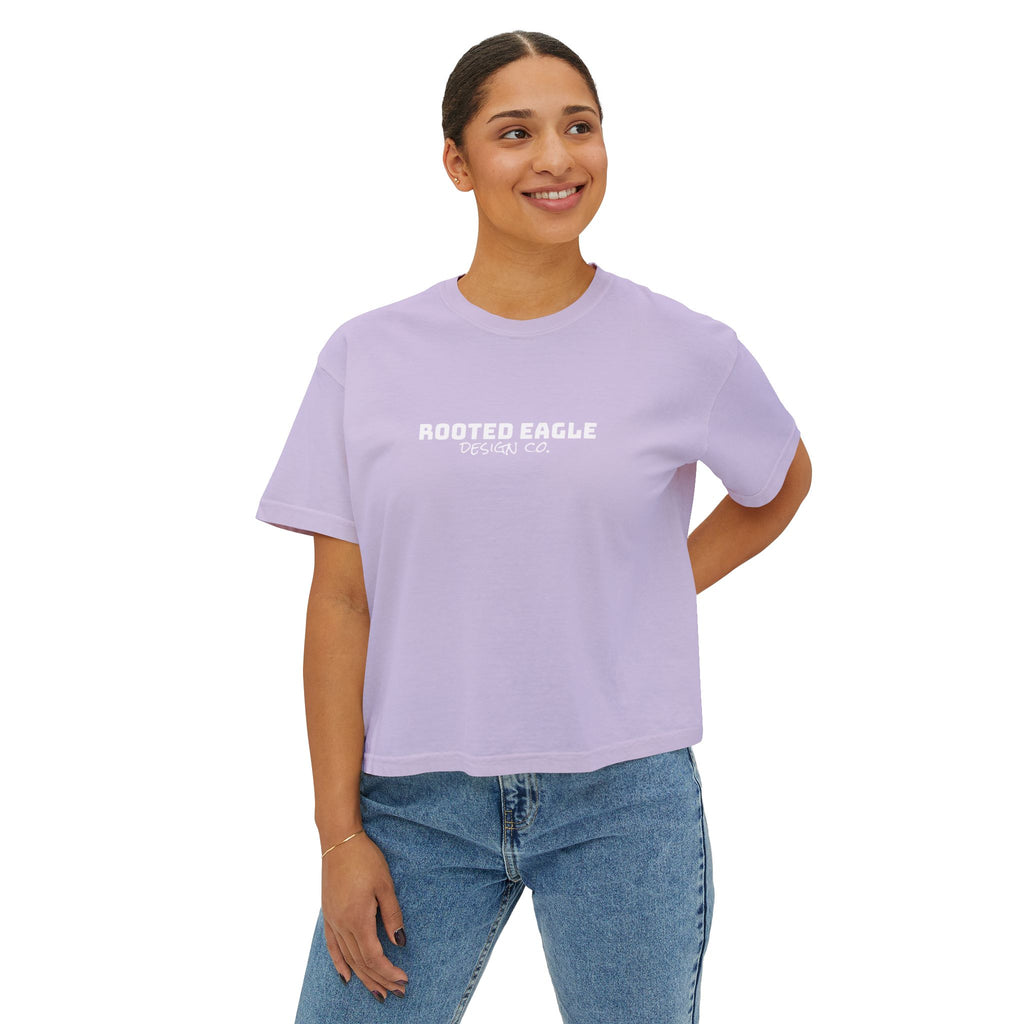 Rooted Eagle Design Co. • Women's Boxy Tee