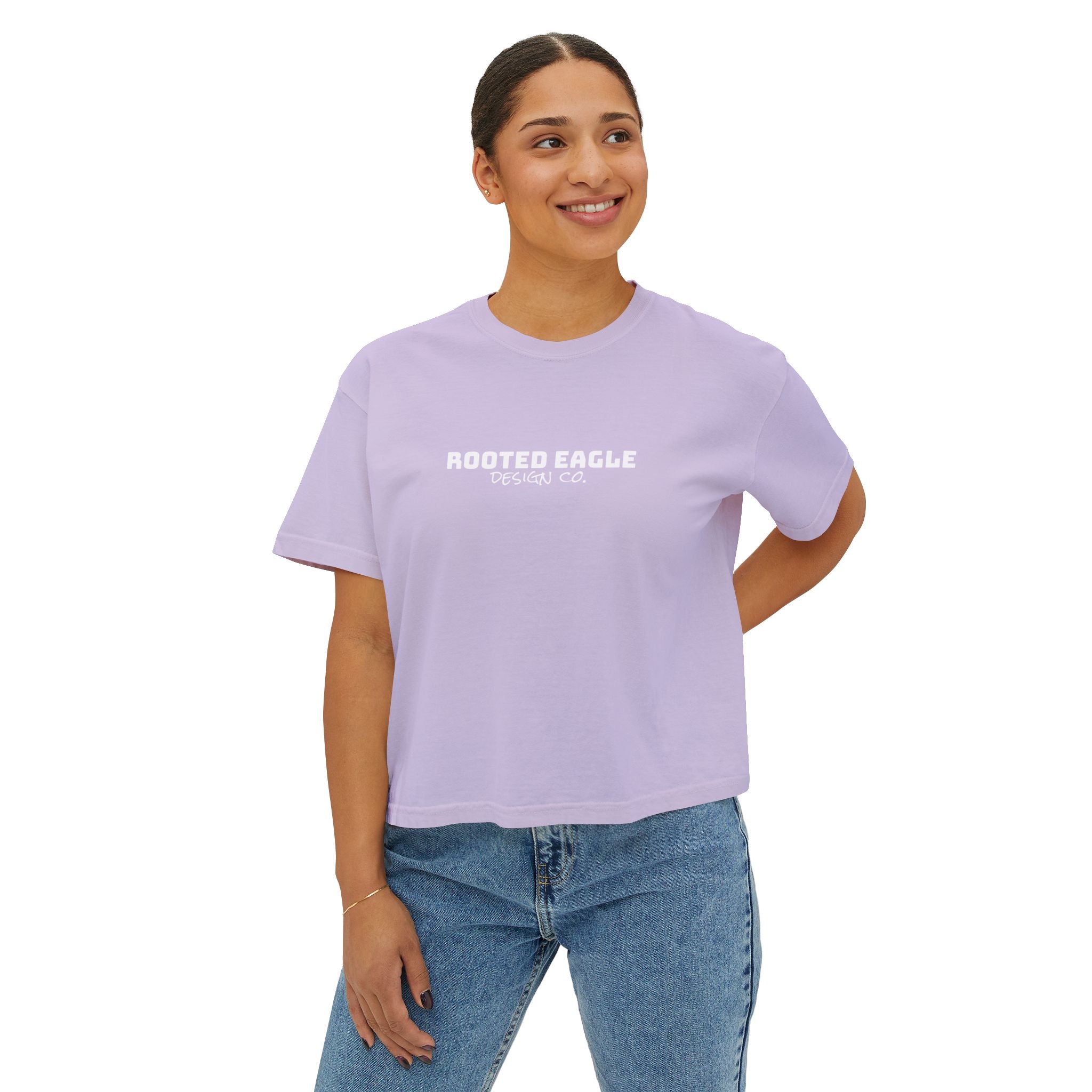 Rooted Eagle Design Co. • Women's Boxy Tee