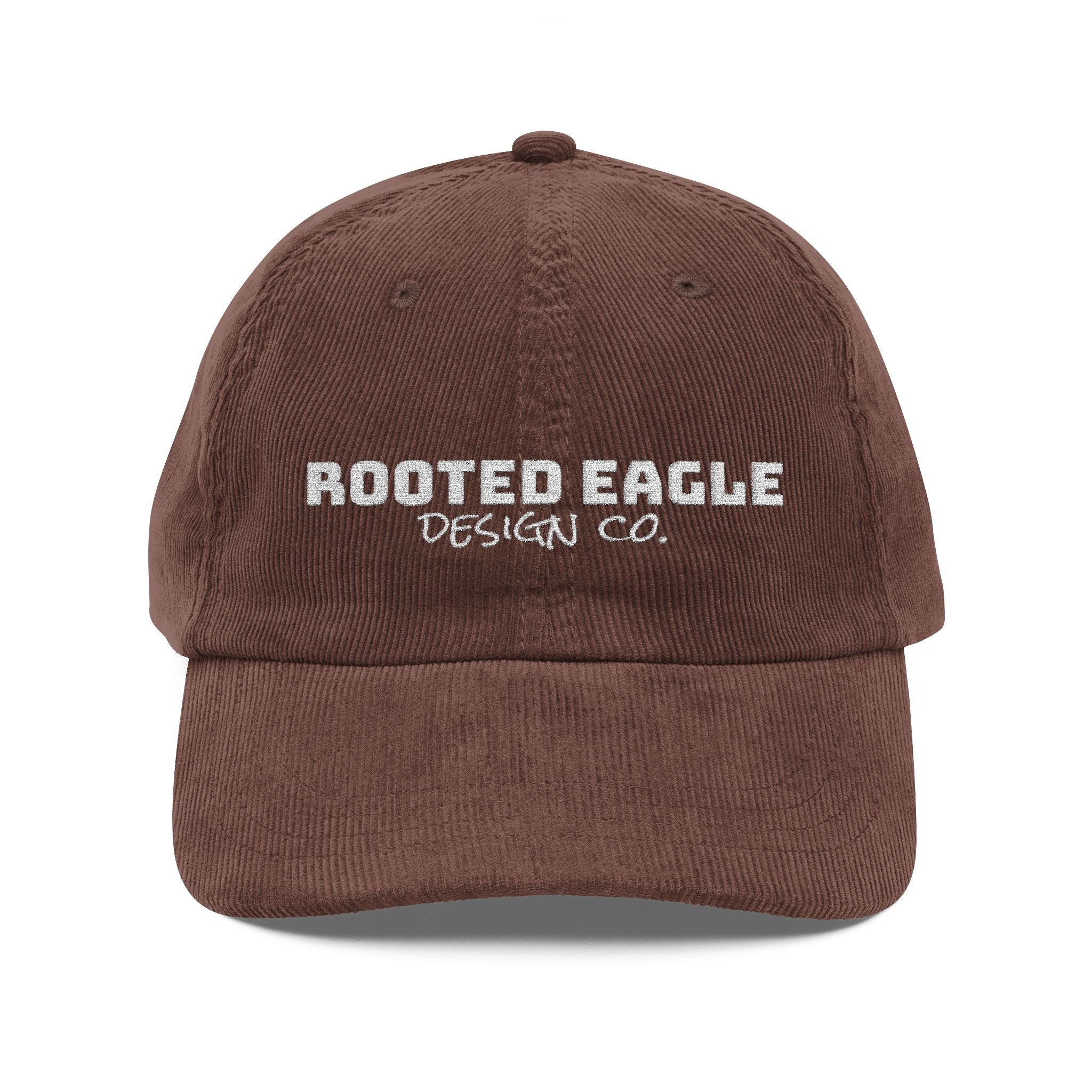 Rooted Eagle • Embroidered Corduroy Hat