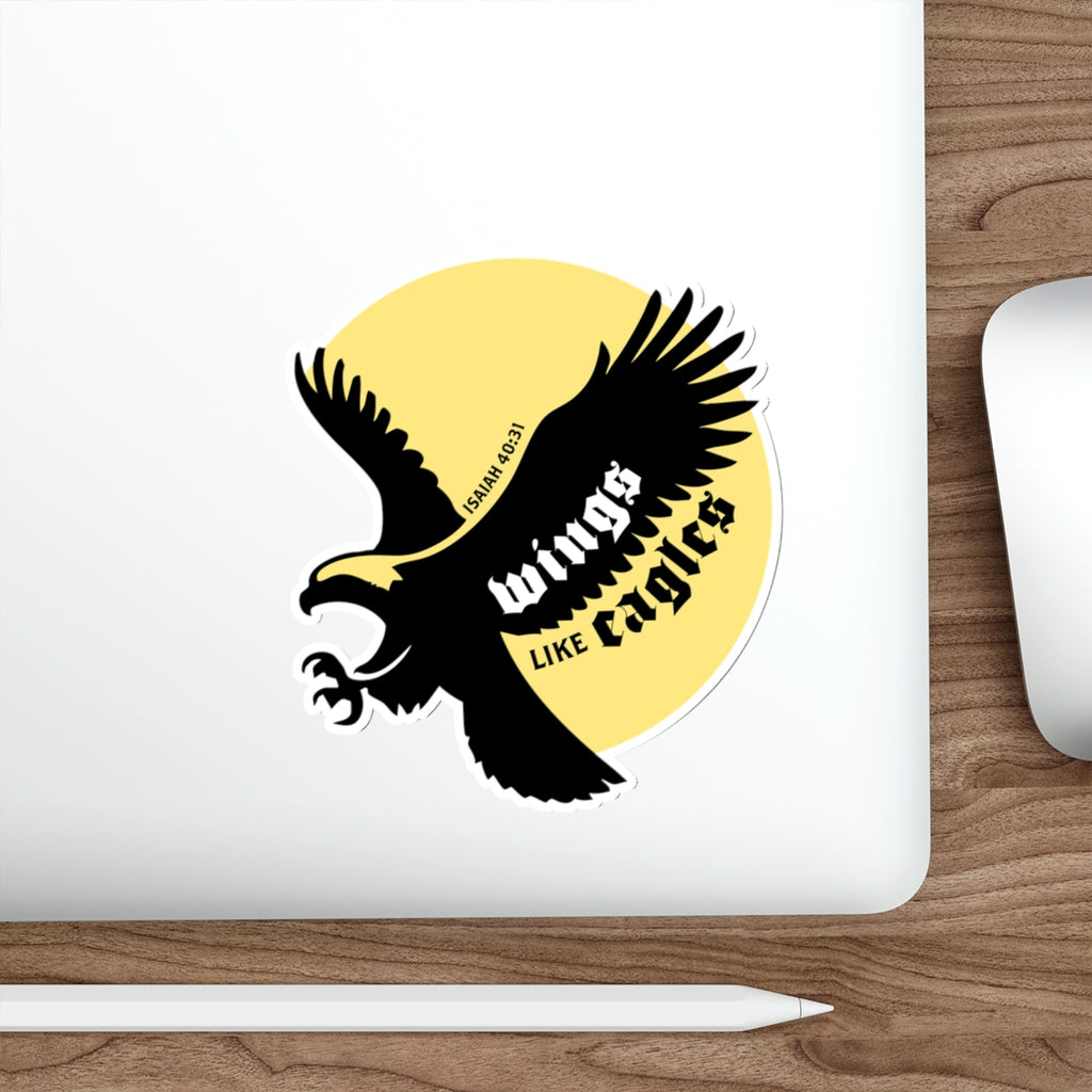 Wings Like Eagles • Vinyl Sticker