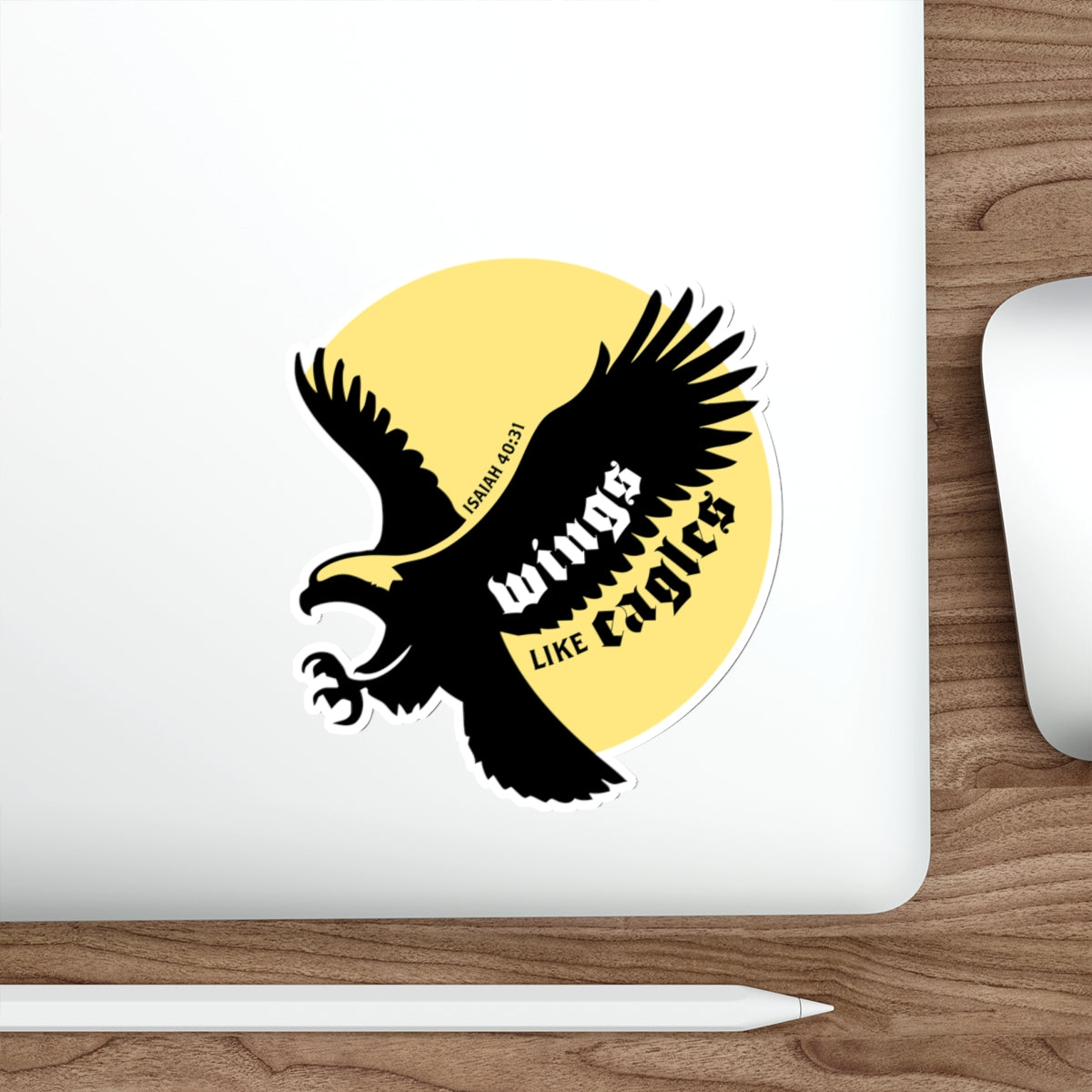 Wings Like Eagles • Vinyl Sticker