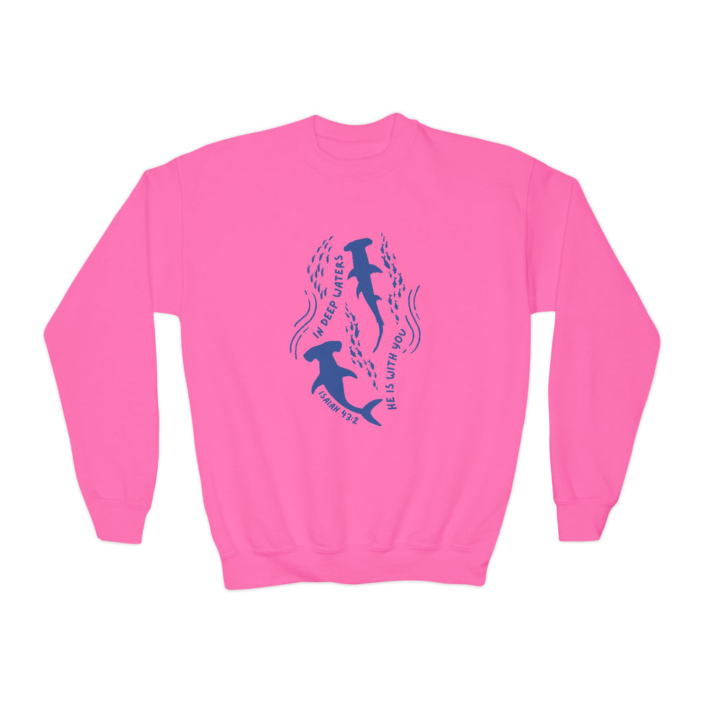Isaiah 43:2 • Youth Crewneck Sweatshirt