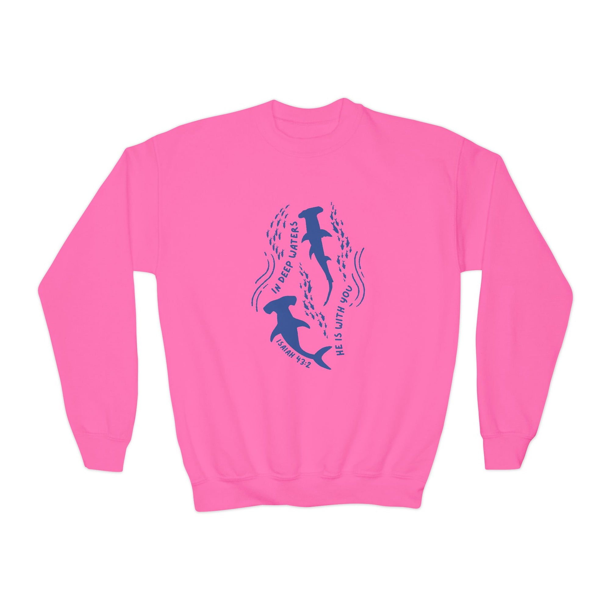 Isaiah 43:2 • Youth Crewneck Sweatshirt
