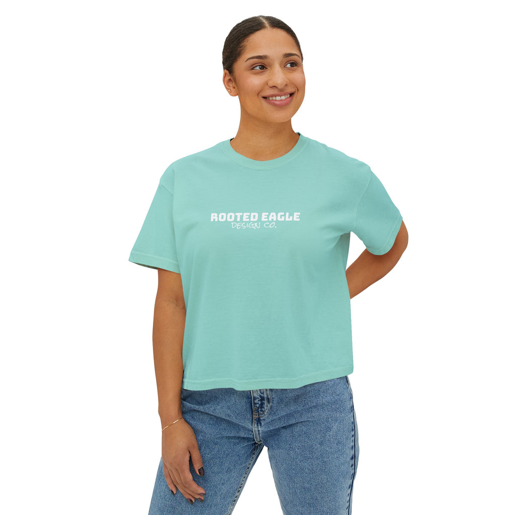 Rooted Eagle Design Co. • Women's Boxy Tee