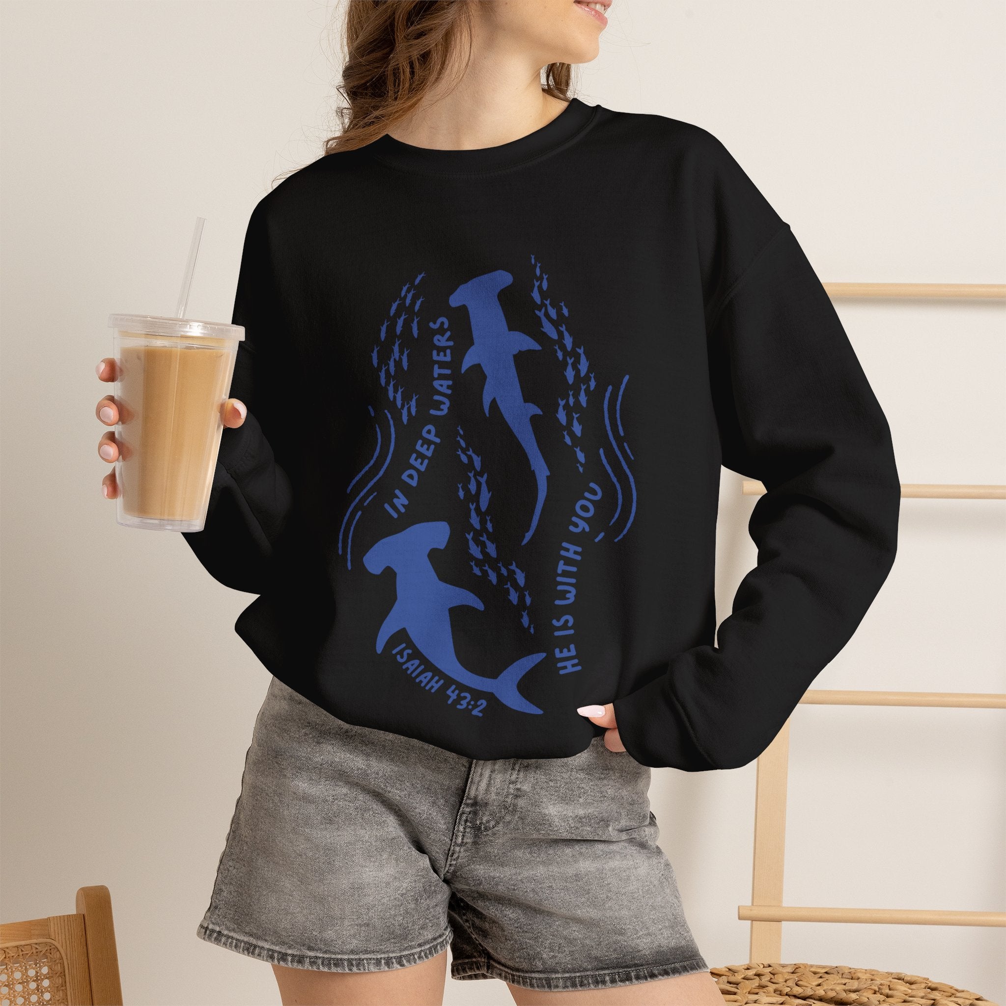 Isaiah 43:2 • Crewneck Sweatshirt