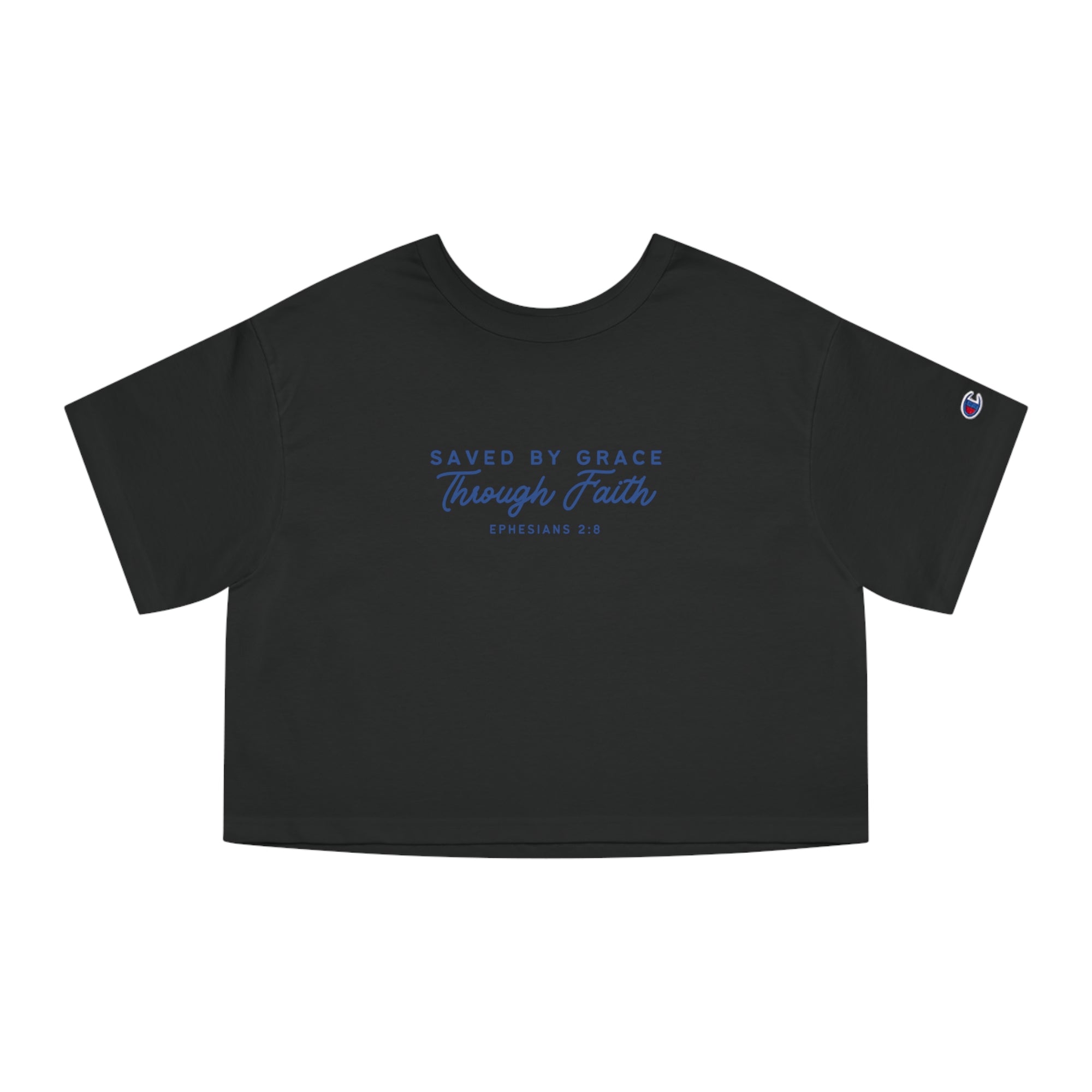 Ephesians 2:8 • Champion Heritage Crop Top