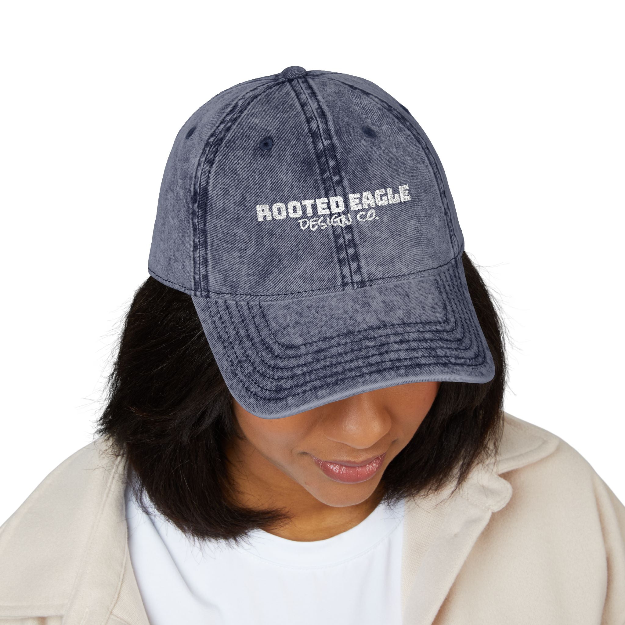 Rooted Eagle • Vintage Embroidered Hat