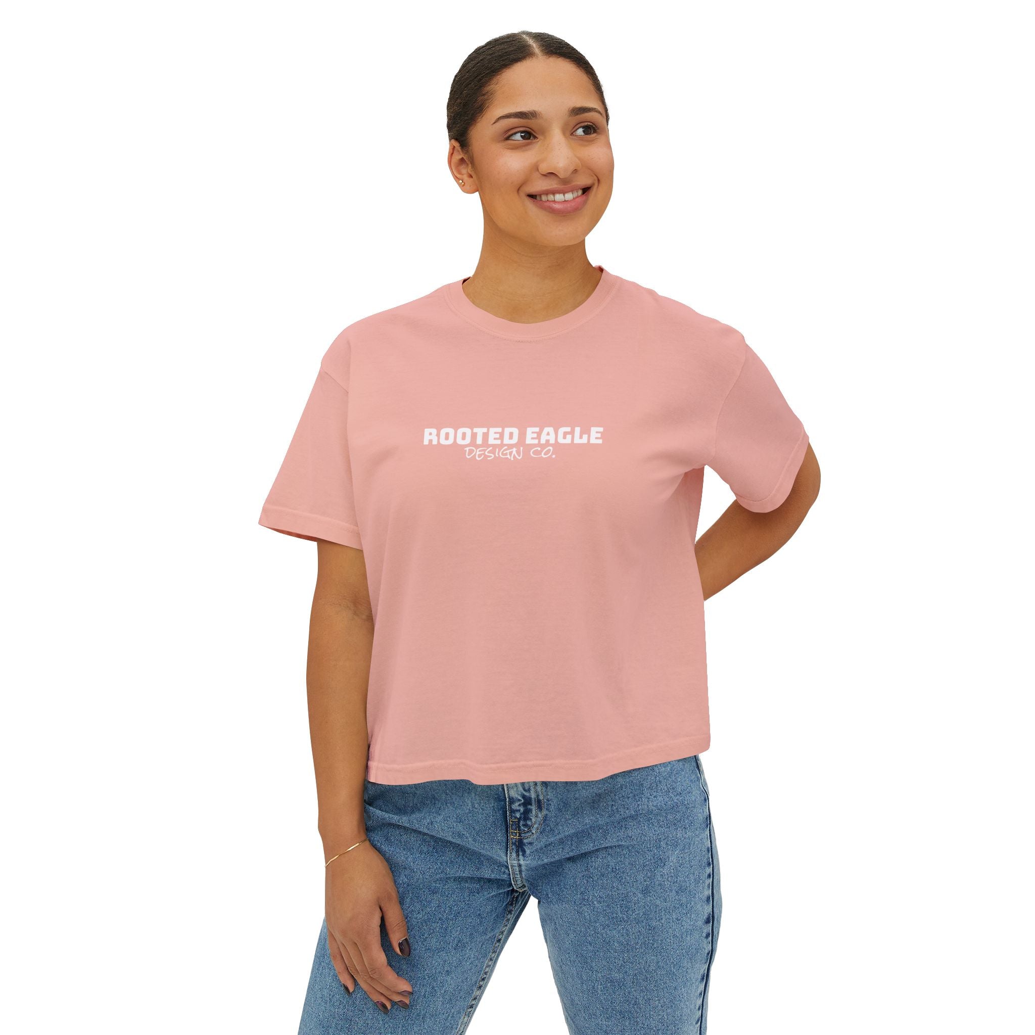 Rooted Eagle Design Co. • Women's Boxy Tee