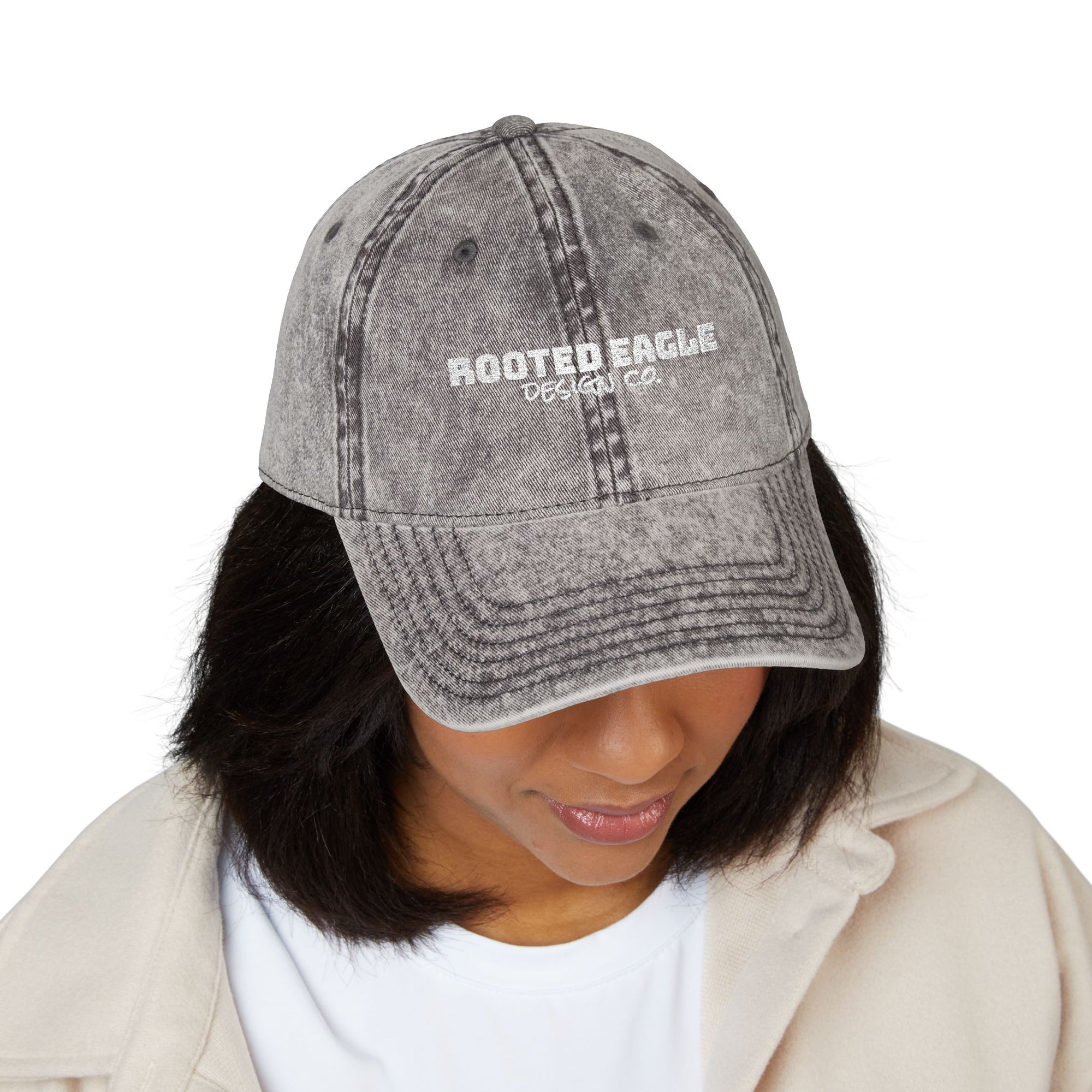 Rooted Eagle • Vintage Embroidered Hat