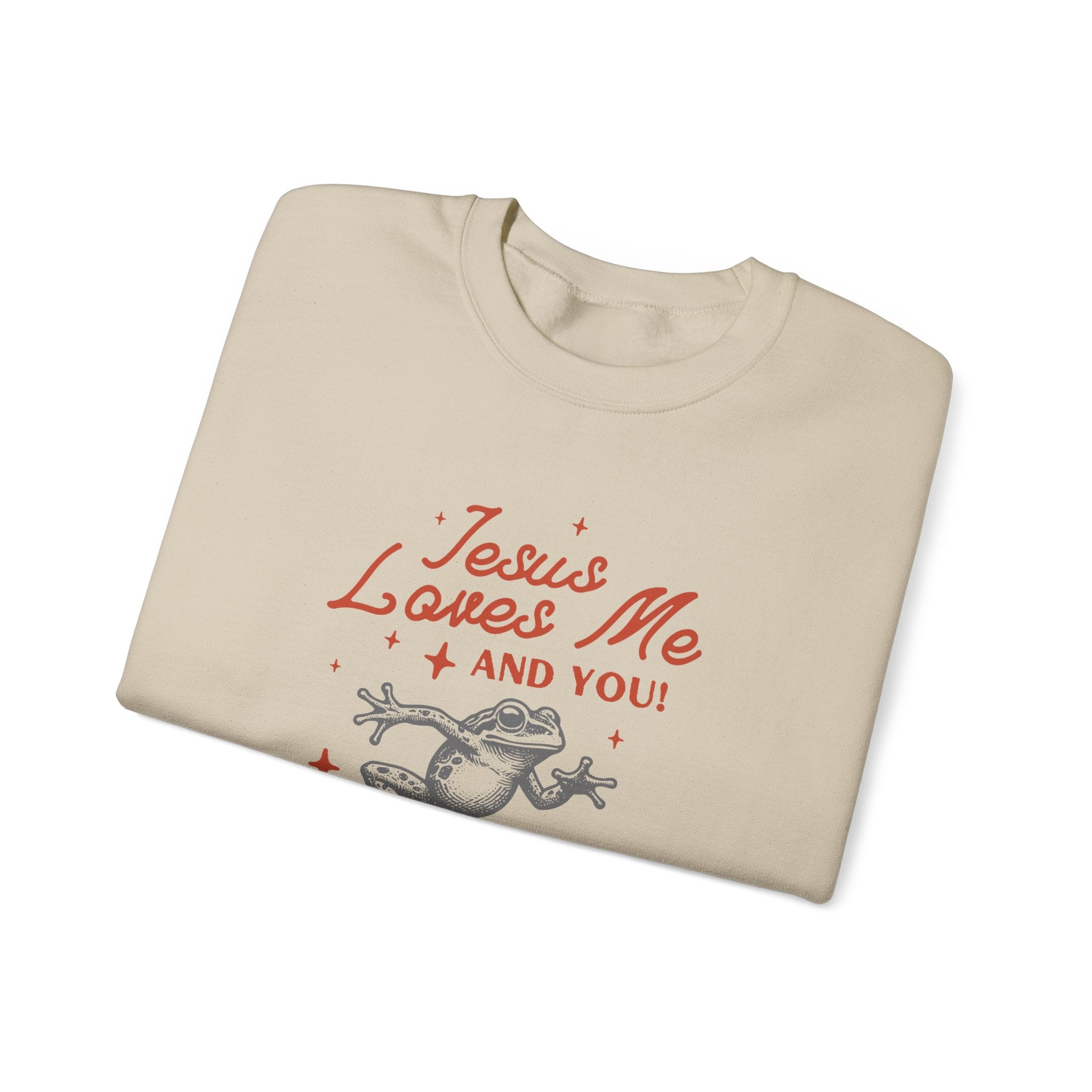 Jesus Loves Me • Crewneck Sweatshirt