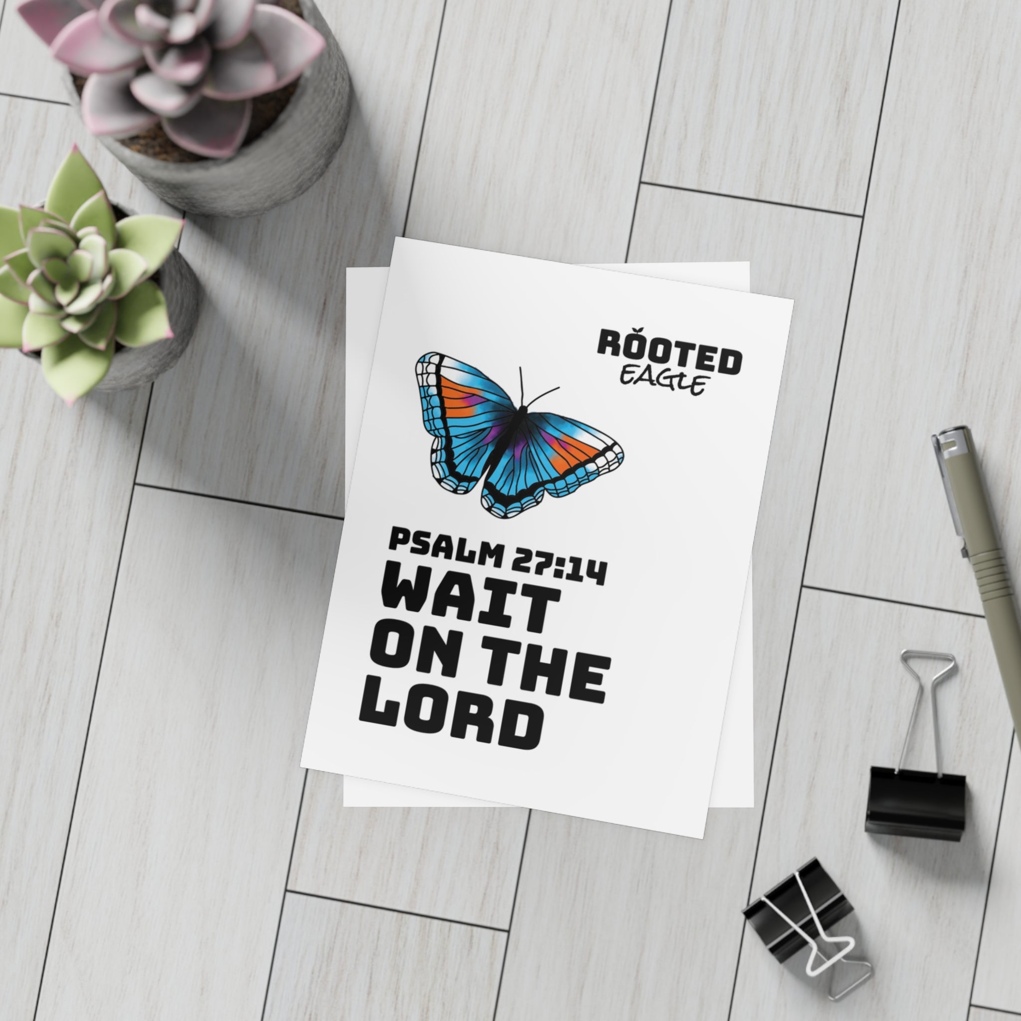 Wait on the Lord • Postcards