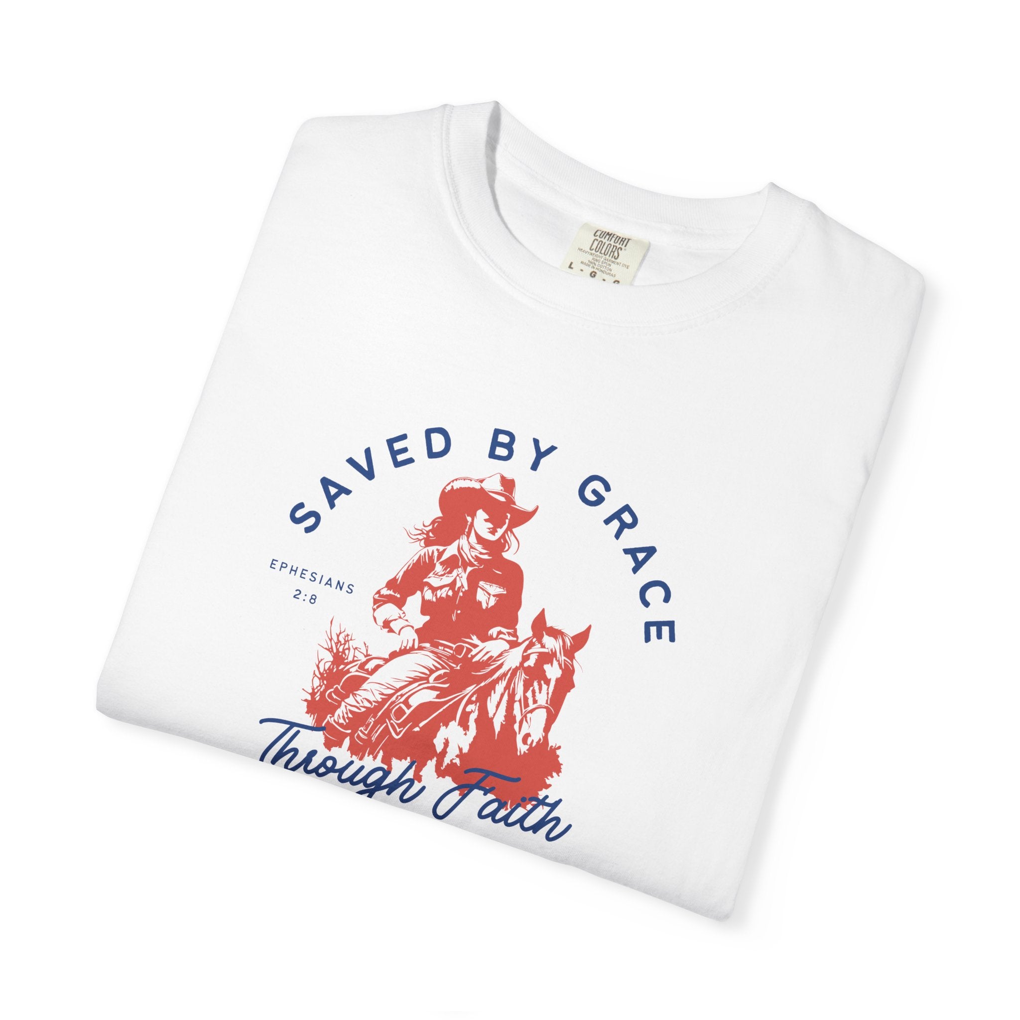 Saved by Grace • Comfort Colors Tee