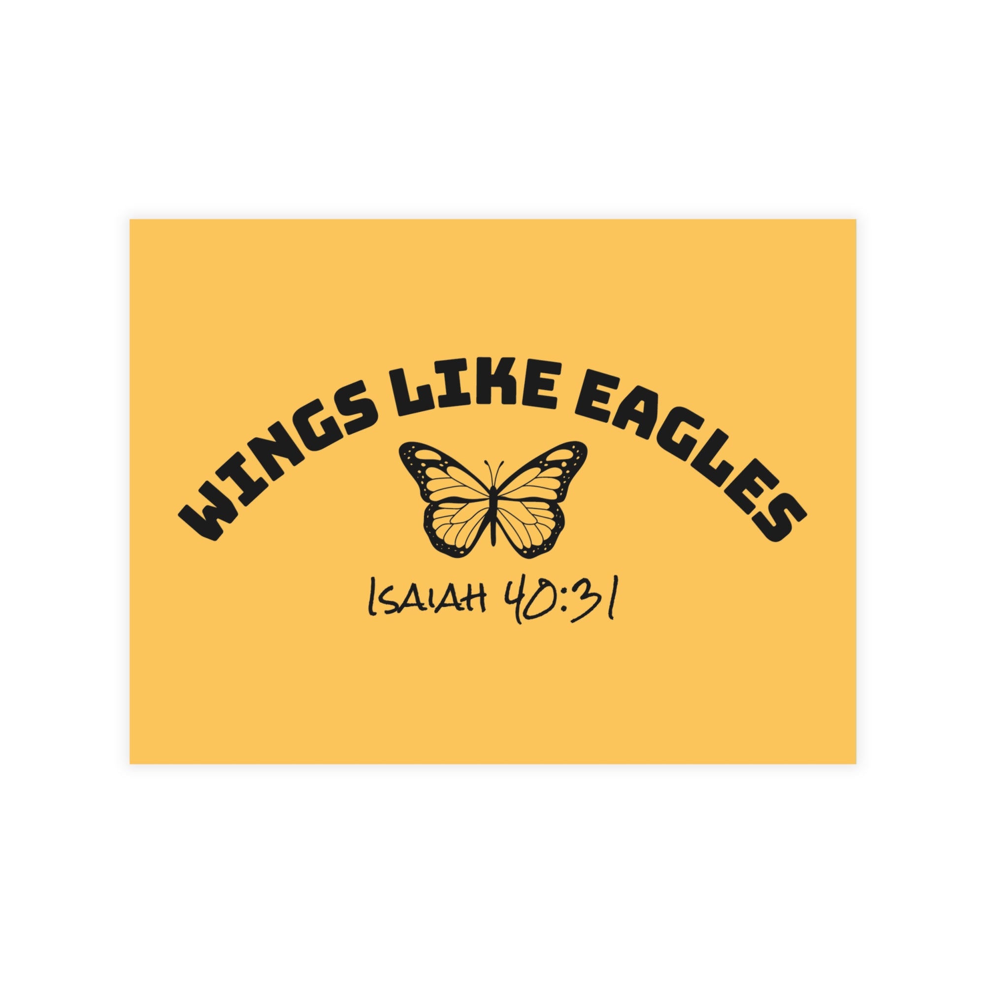 Isaiah 40:31 • Postcard + Envelope