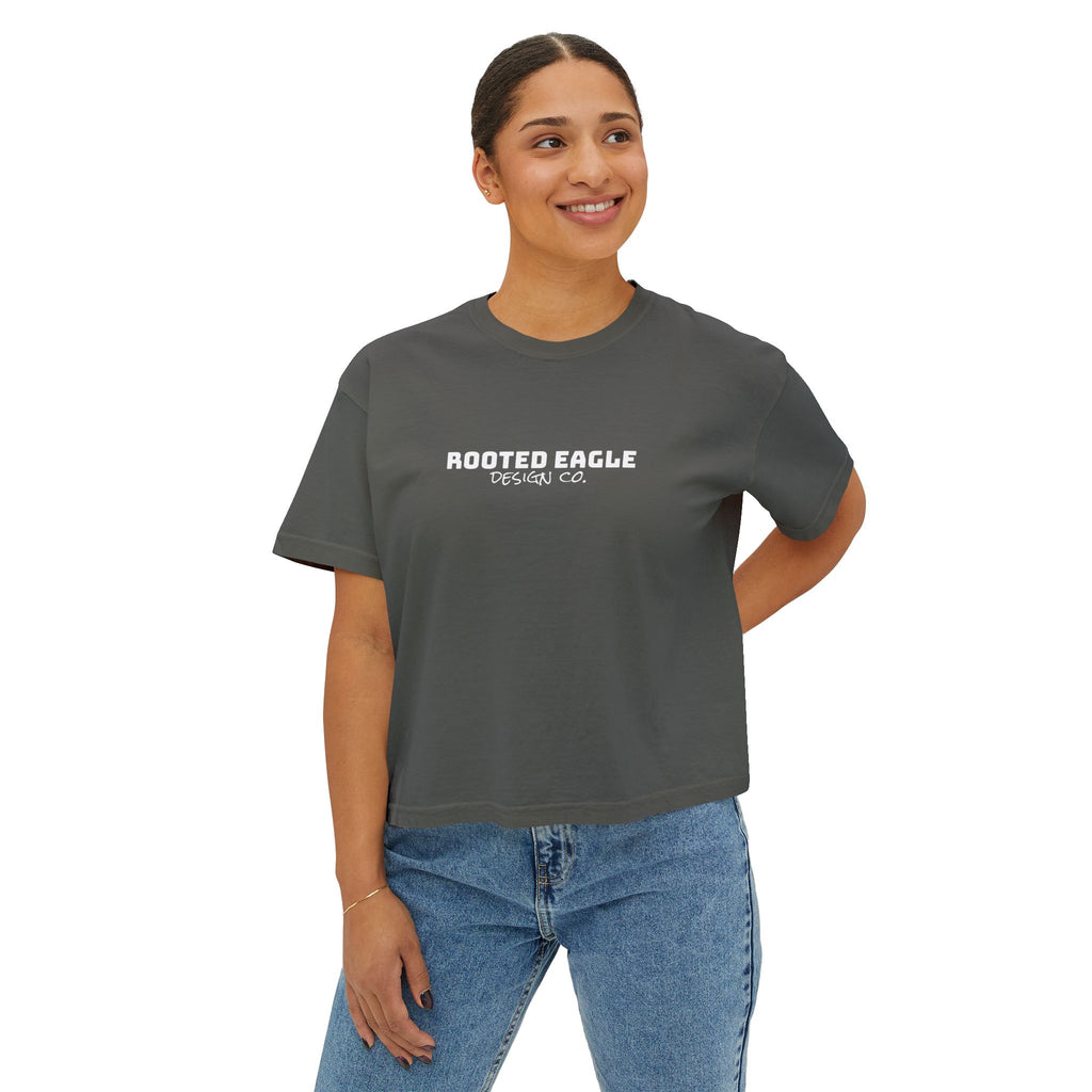 Rooted Eagle Design Co. • Women's Boxy Tee