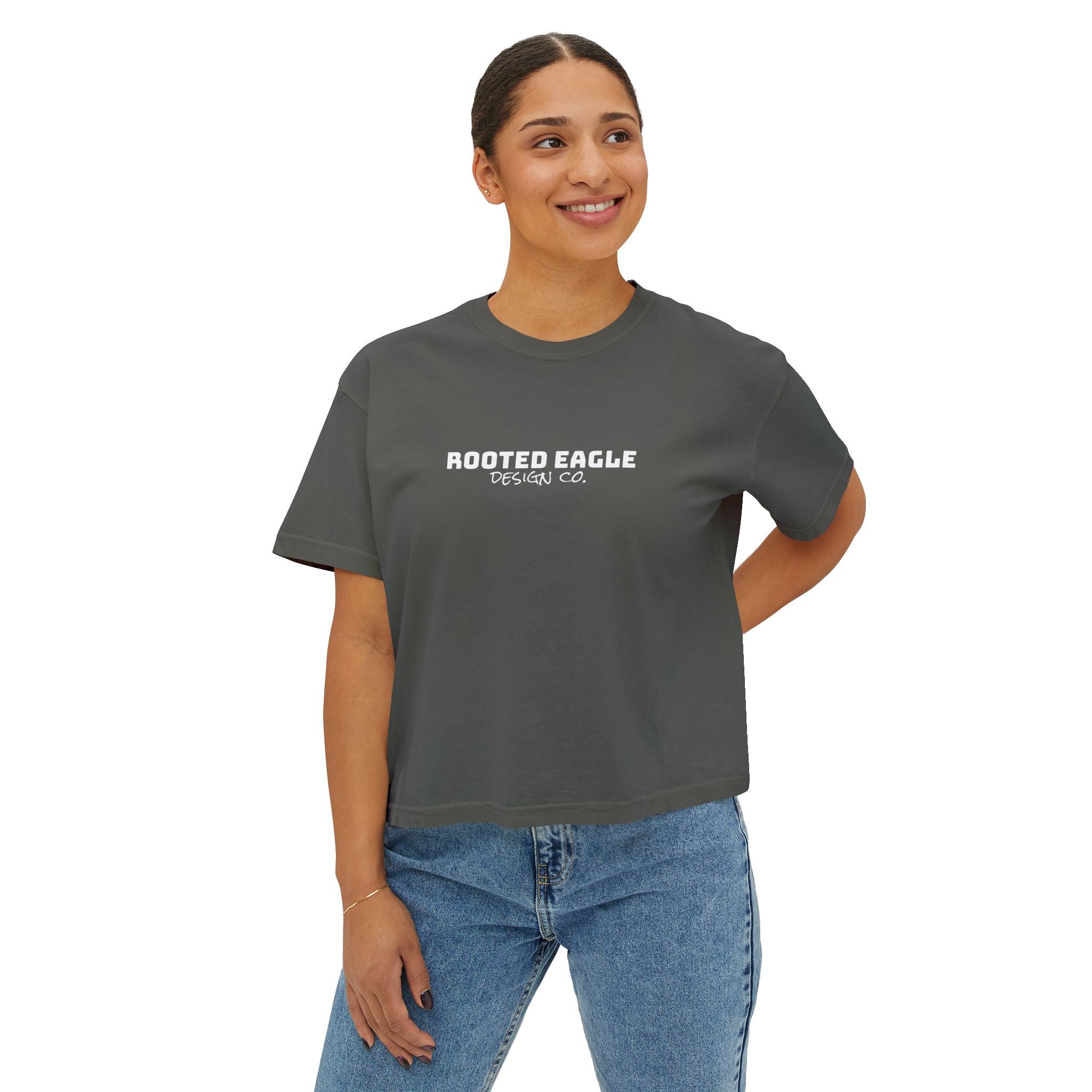 Rooted Eagle Design Co. • Women's Boxy Tee