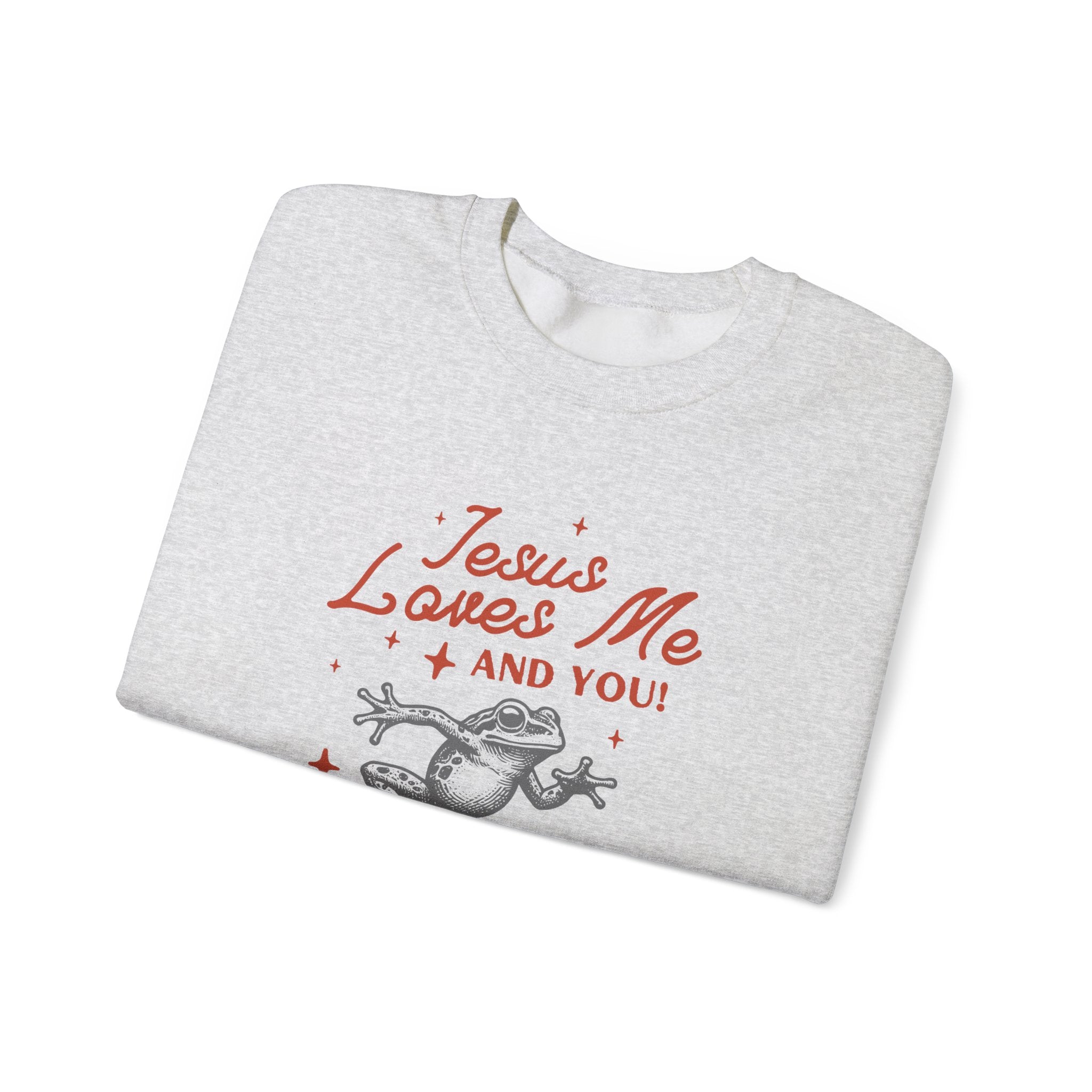 Jesus Loves Me • Crewneck Sweatshirt
