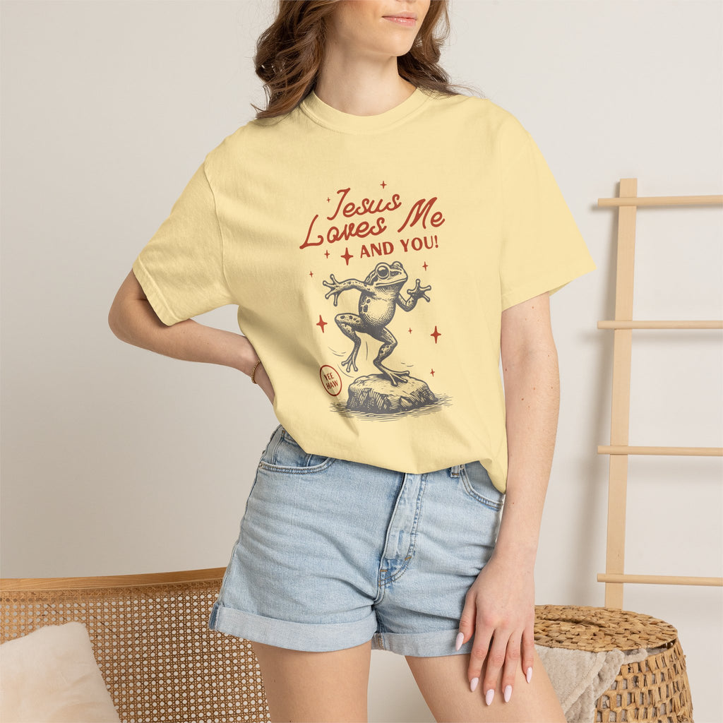 Jesus Loves Me • Comfort Colors Tee