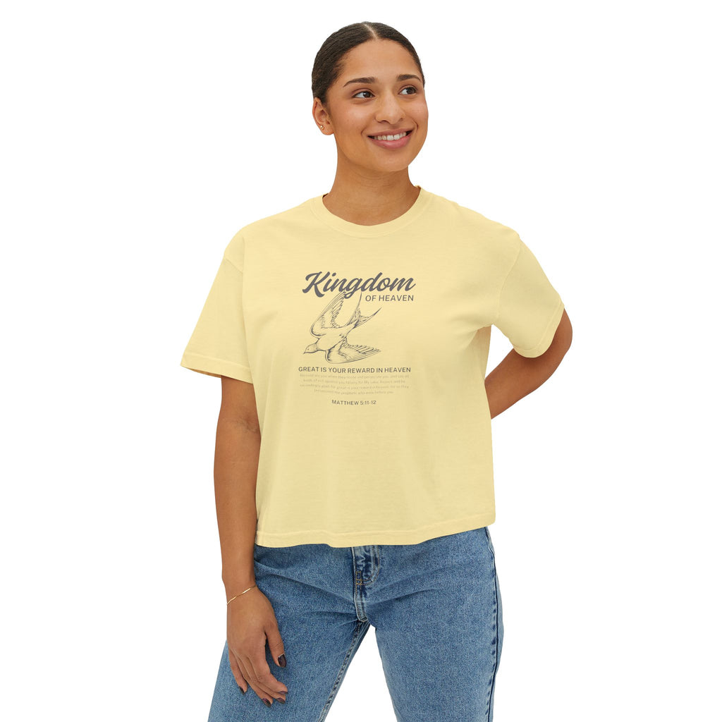 Kingdom of Heaven • Women's Boxy Tee