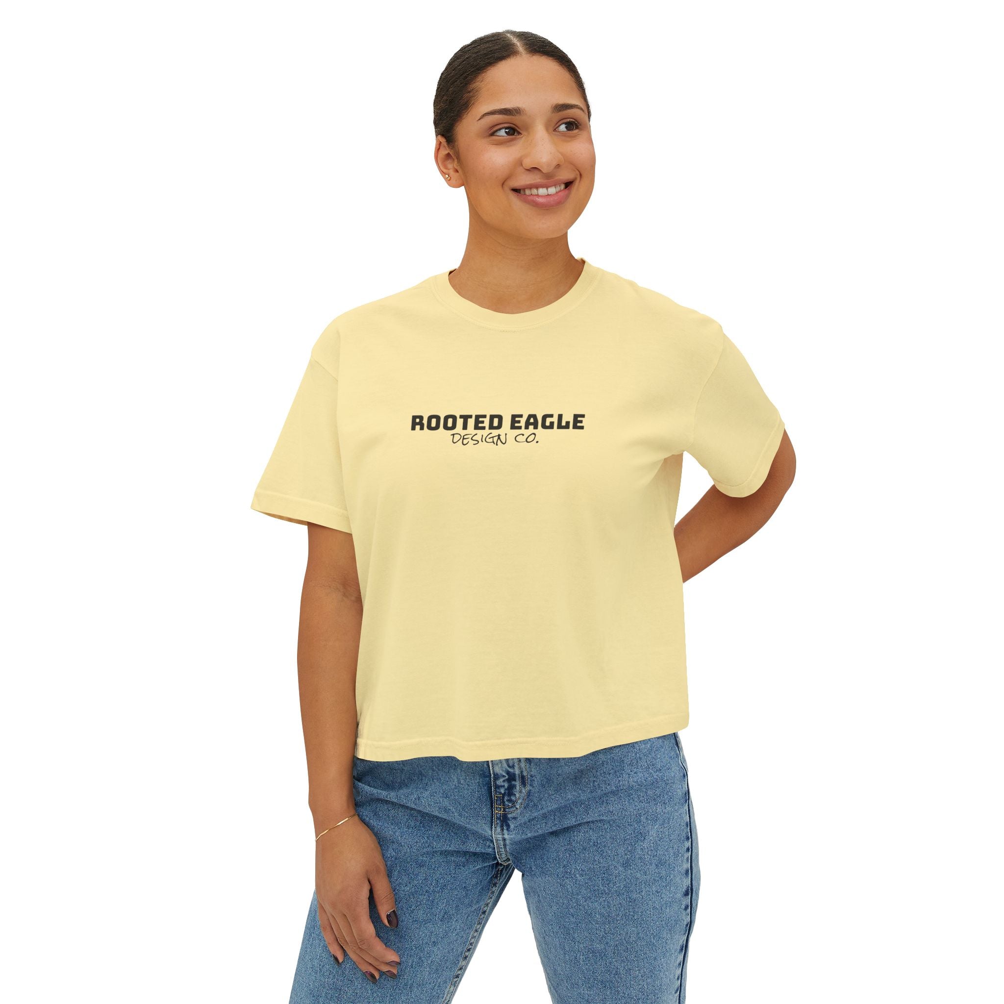 Rooted Eagle Design Co. • Women's Boxy Tee