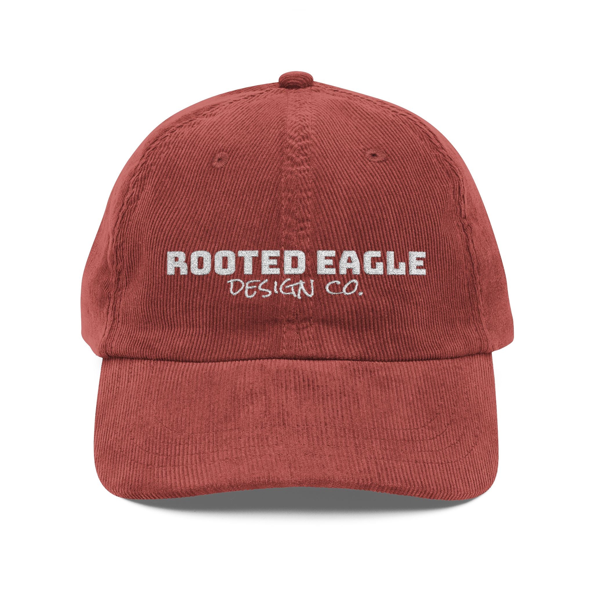 Rooted Eagle • Embroidered Corduroy Hat