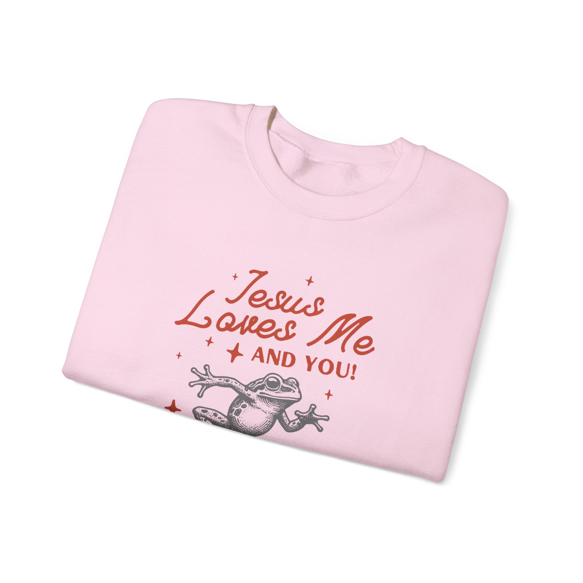 Jesus Loves Me • Crewneck Sweatshirt