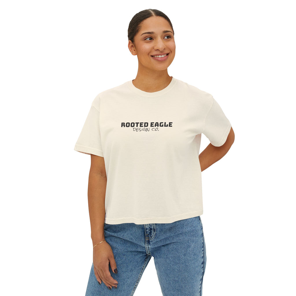 Rooted Eagle Design Co. • Women's Boxy Tee
