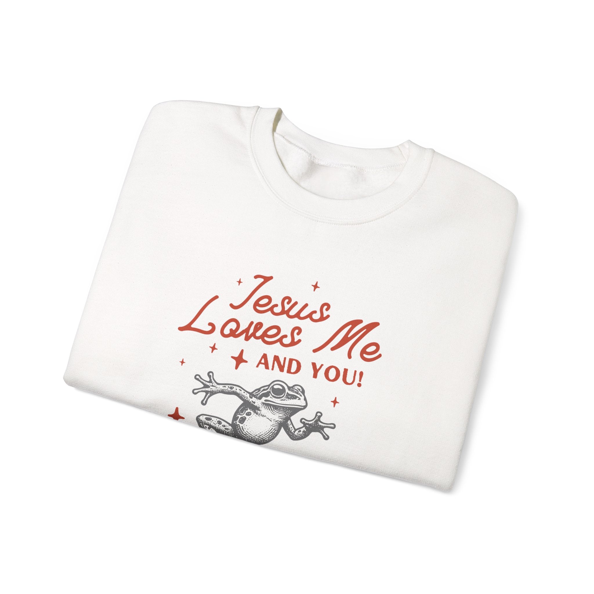 Jesus Loves Me • Crewneck Sweatshirt
