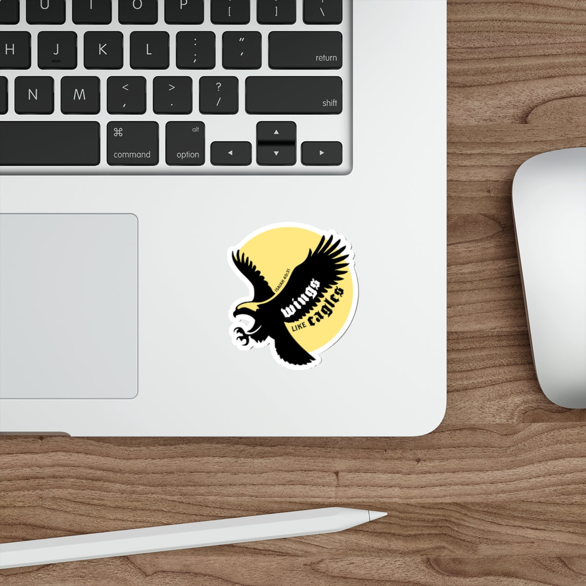 Wings Like Eagles • Vinyl Sticker