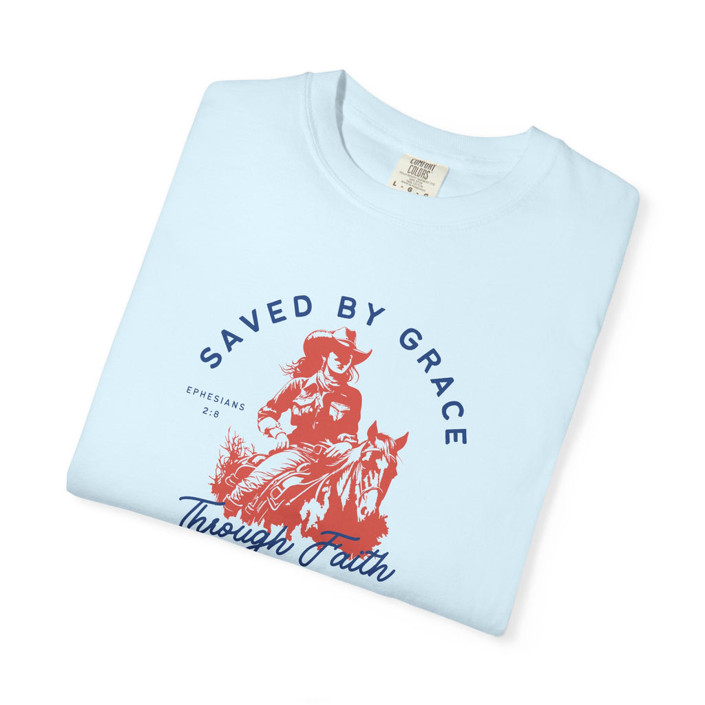 Saved by Grace • Comfort Colors Tee