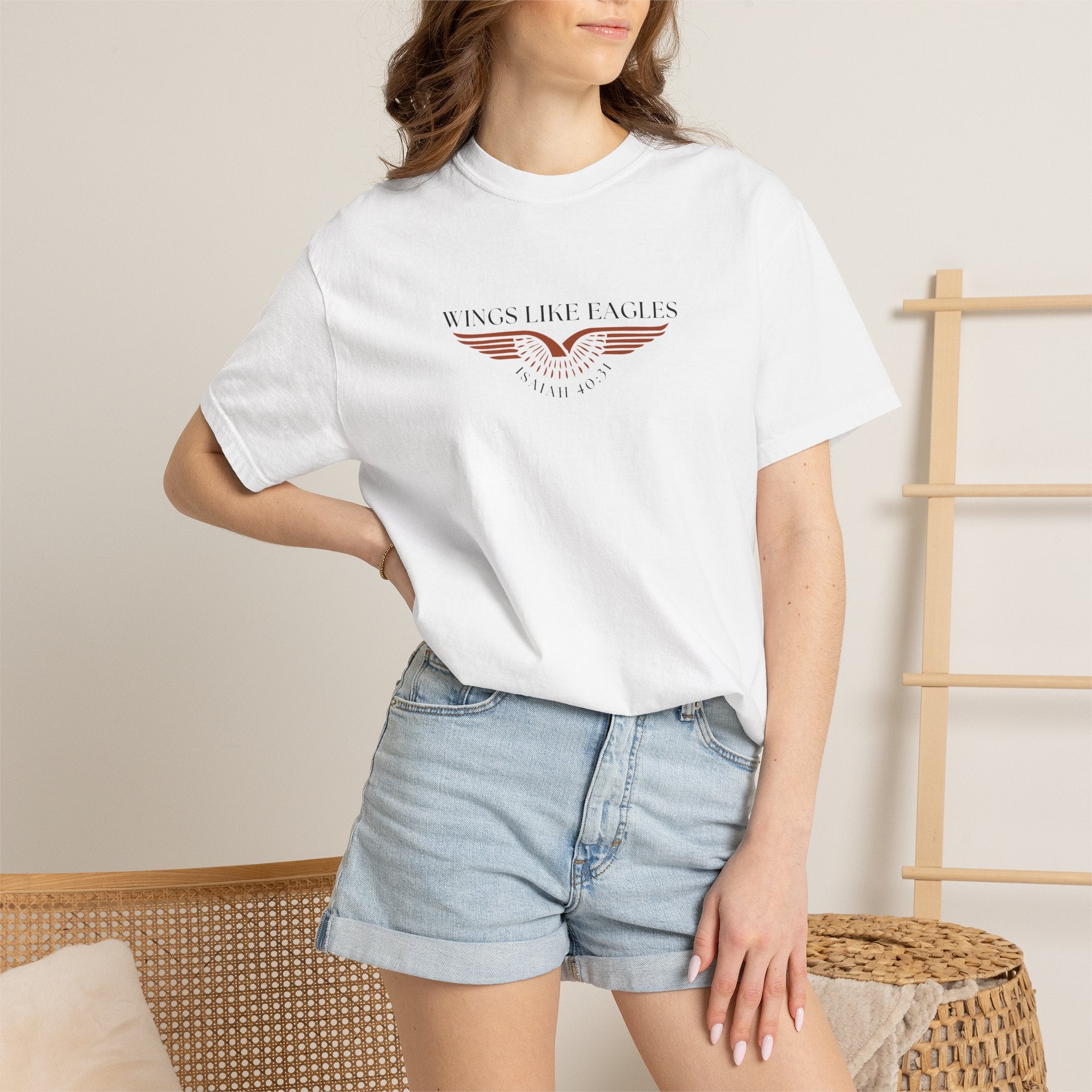 Wings Like Eagles • Comfort Colors Tee