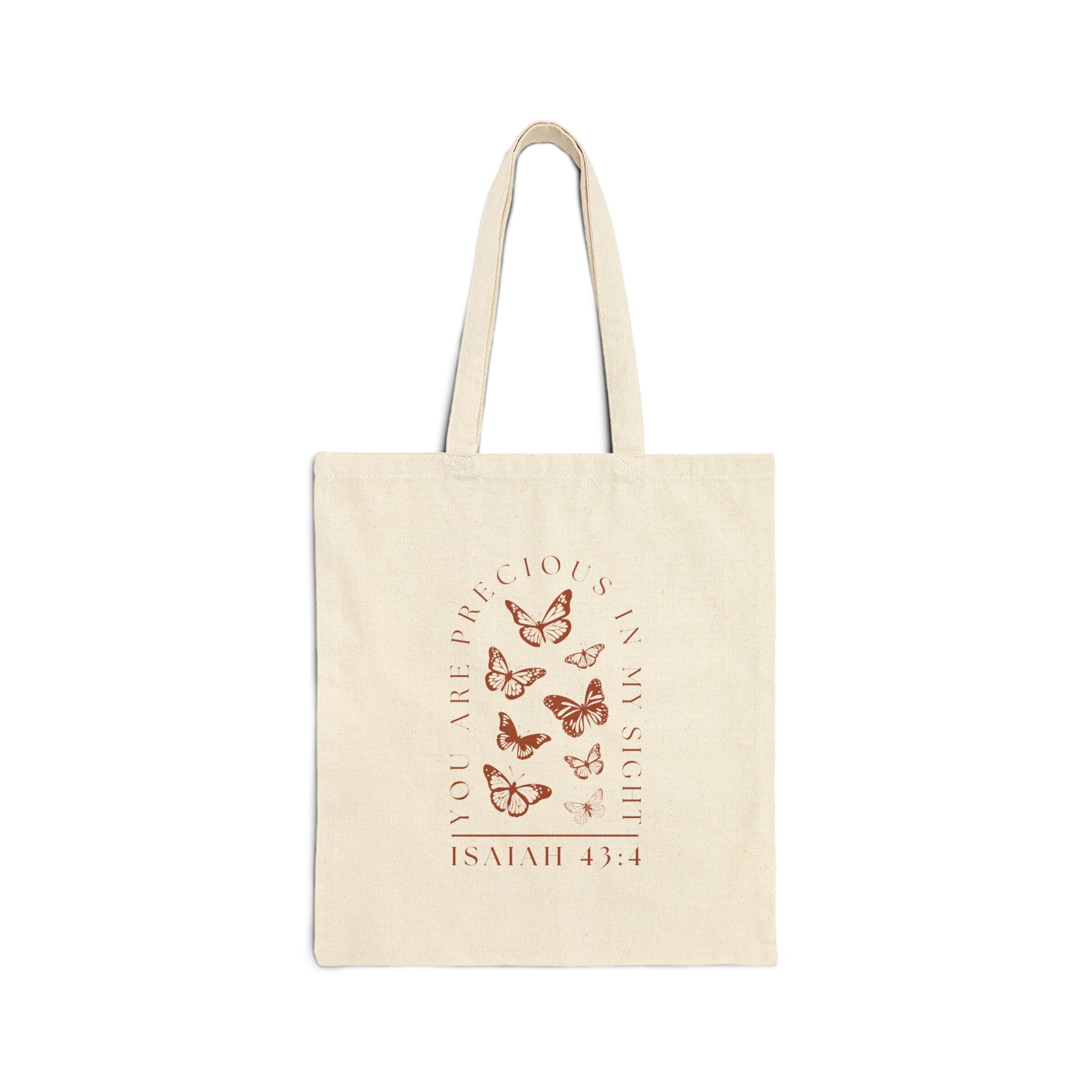 Isaiah 43:4 • Cotton Canvas Bag