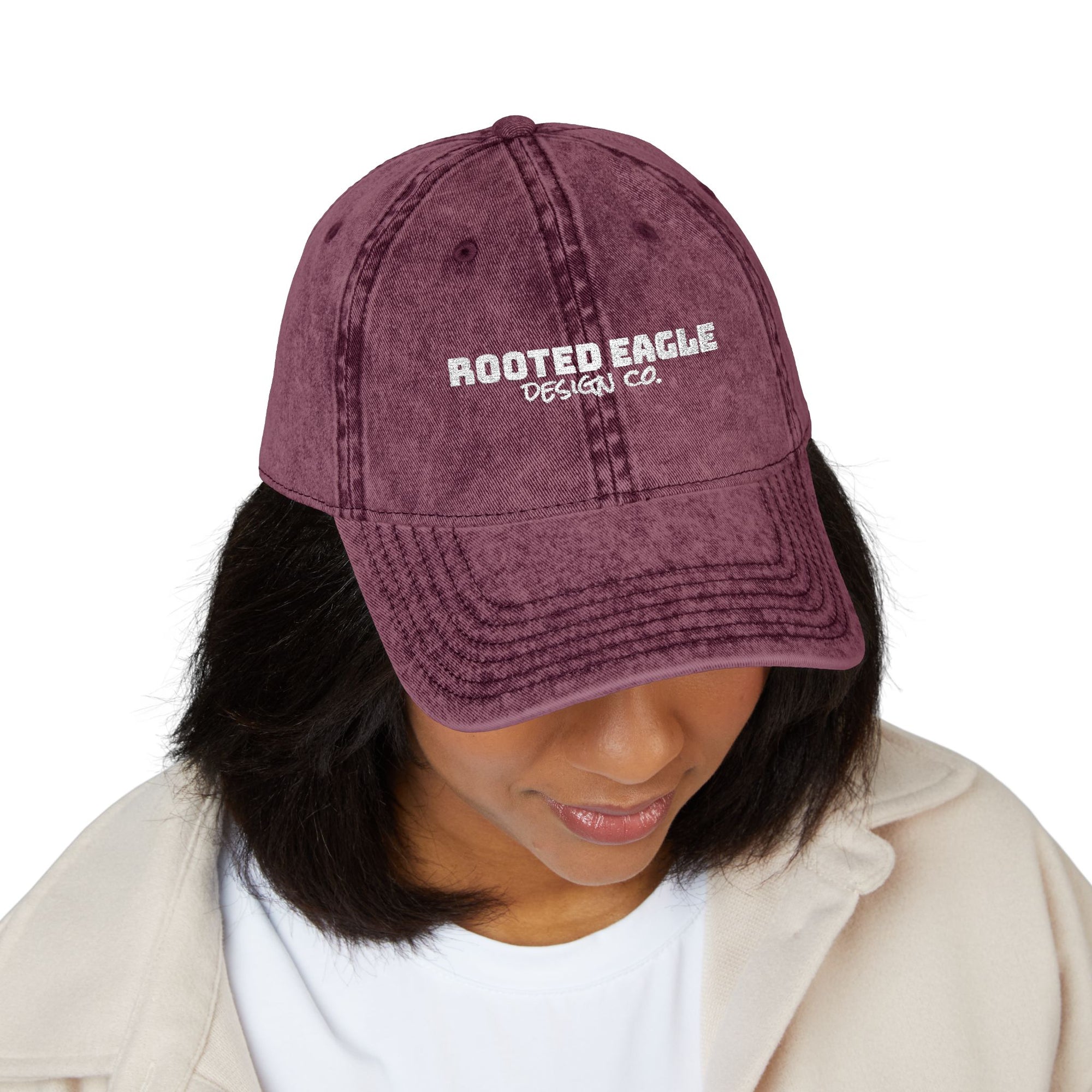 Rooted Eagle • Vintage Embroidered Hat