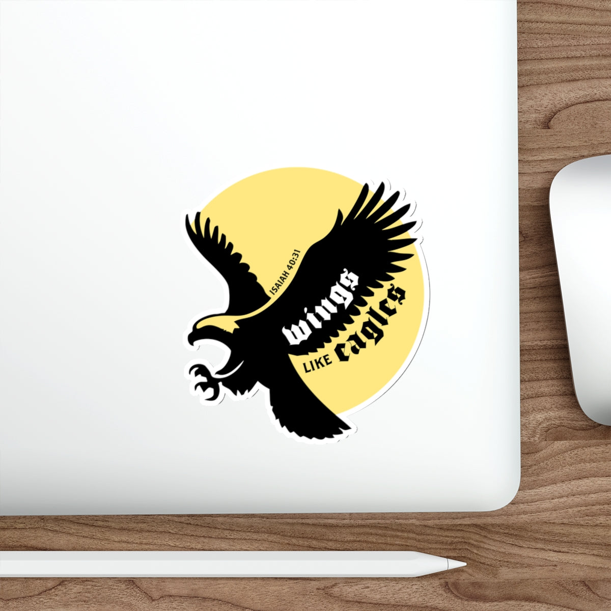 Wings Like Eagles • Vinyl Sticker
