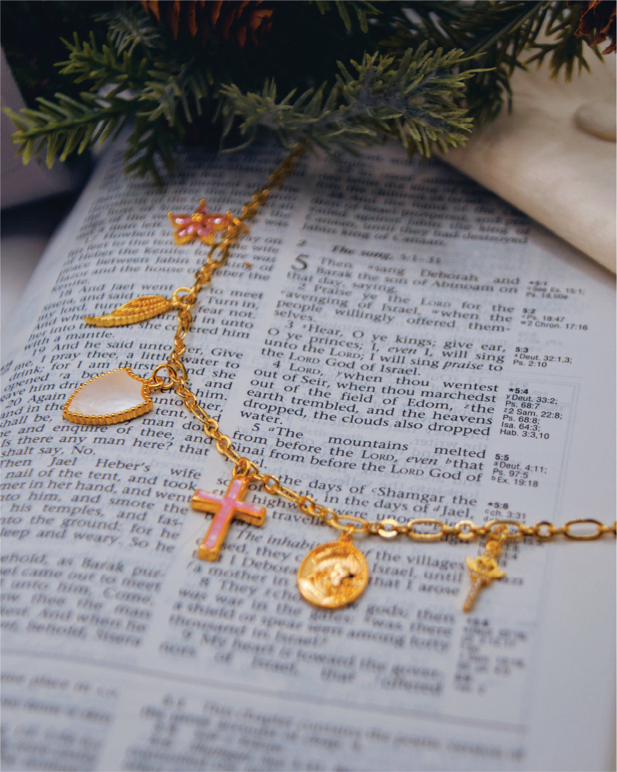 Praise • Song of Deborah • Charm Necklace