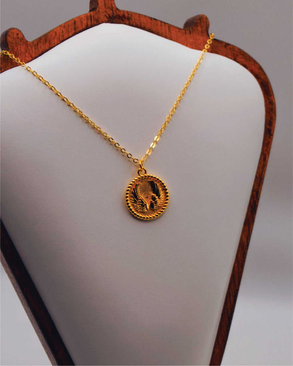 Wings Like Eagles • Gold Chain Necklace