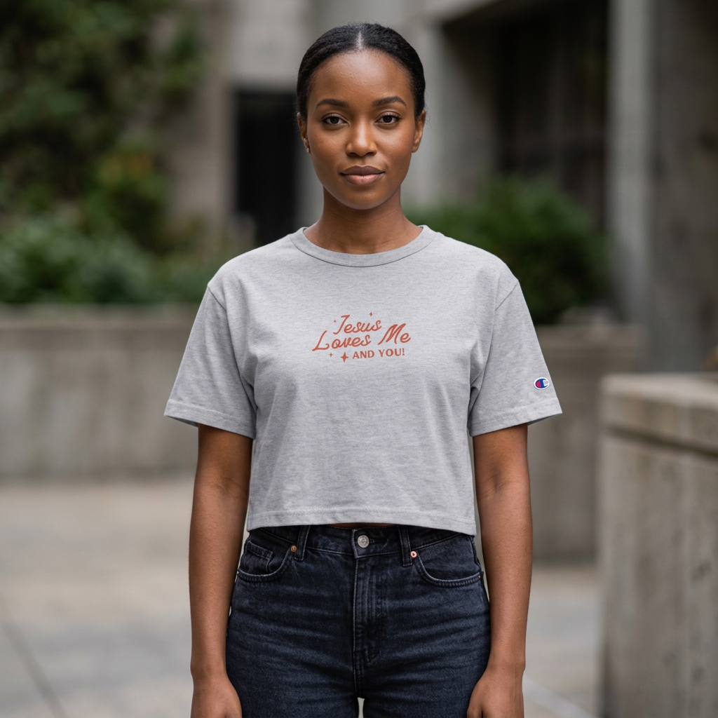 Jesus Loves Me • Crop Top