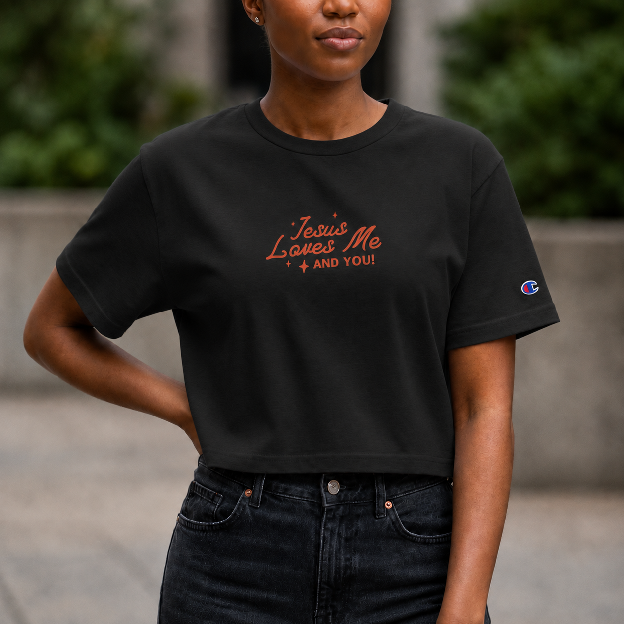 Jesus Loves Me • Crop Top