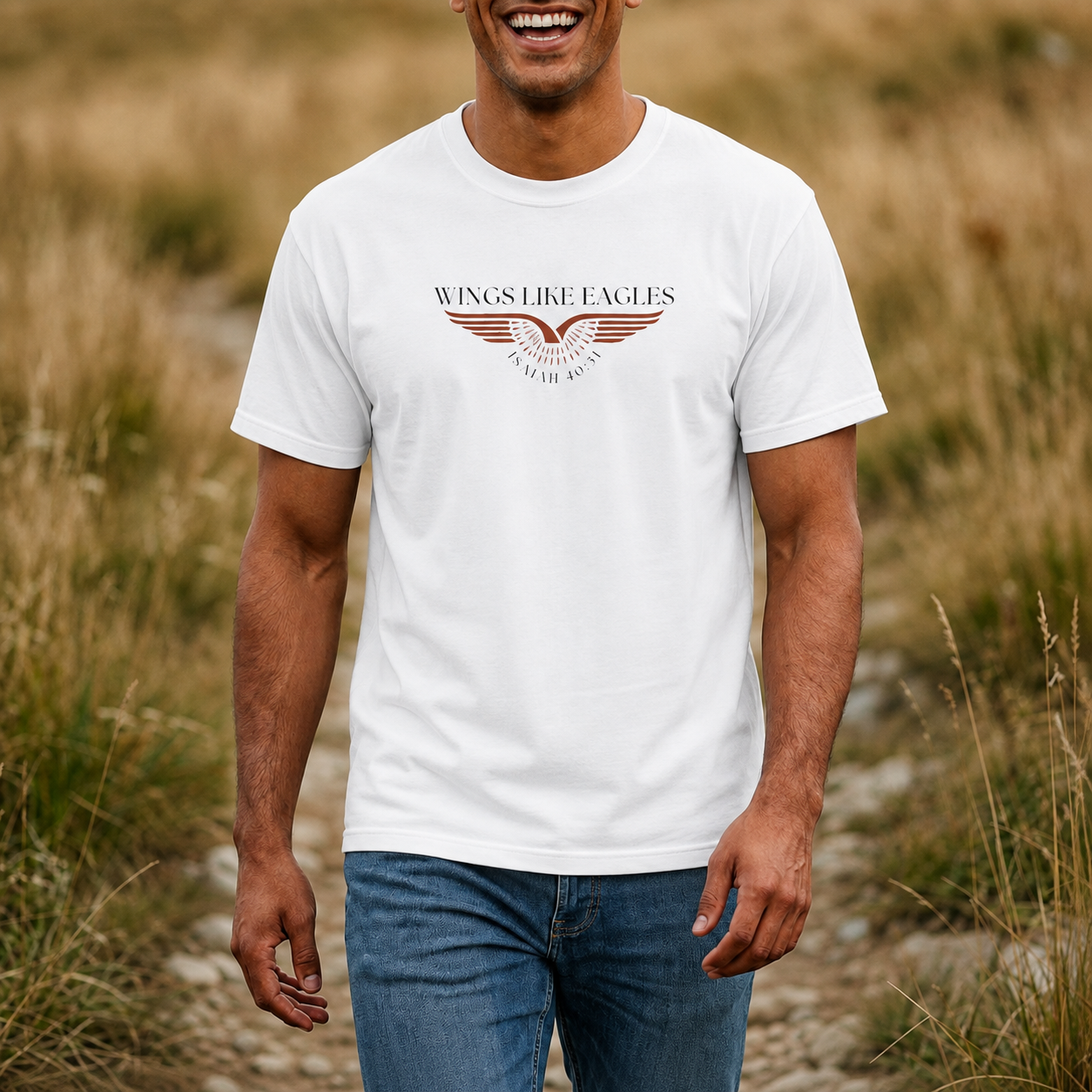 Wings Like Eagles • Comfort Colors Tee