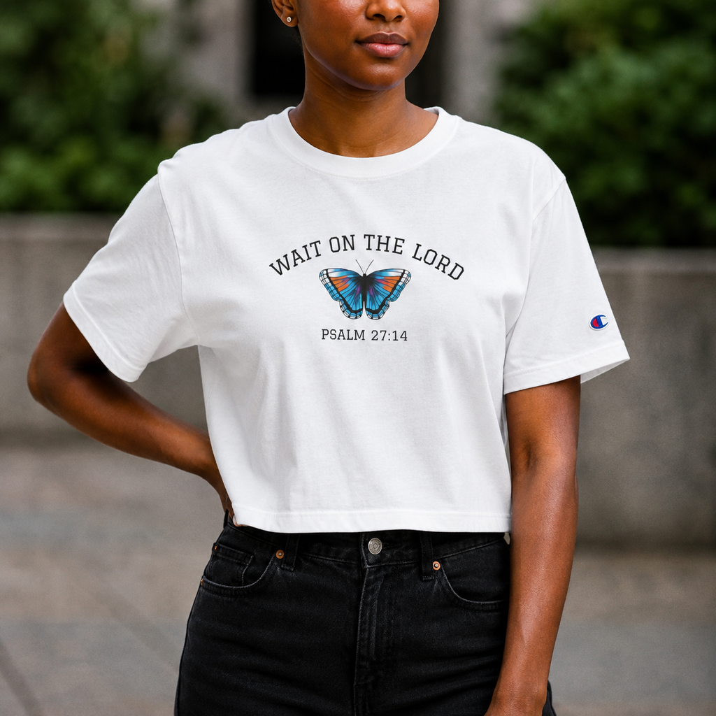Wait on the Lord • Crop Top