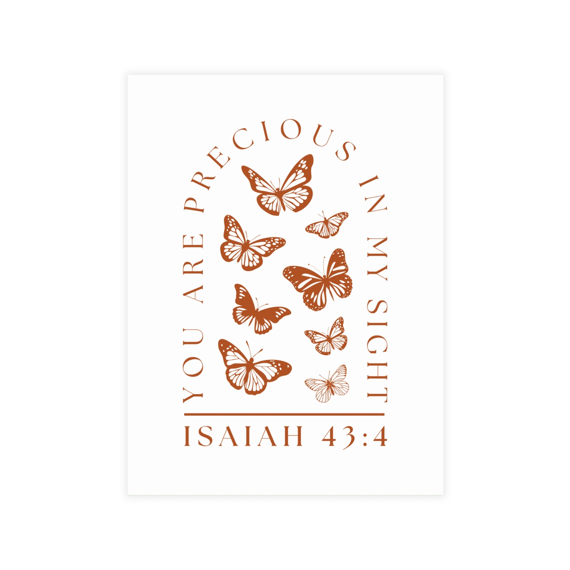 Isaiah 43:4 • Postcard + Envelope