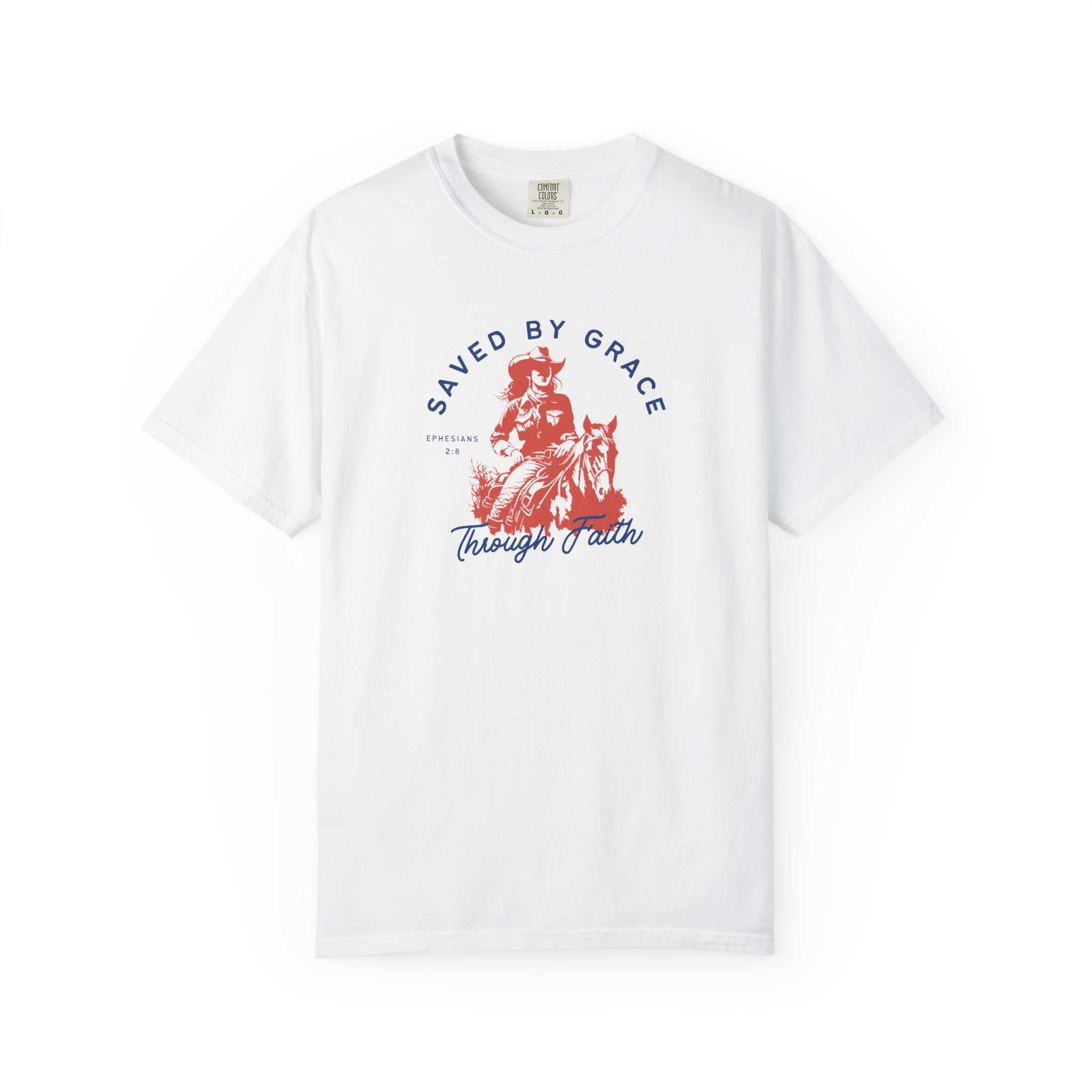 Saved by Grace • Comfort Colors Tee