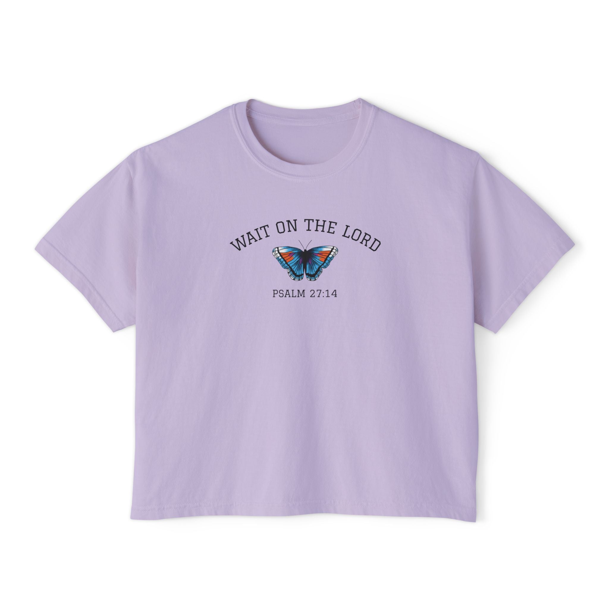 Wait on the Lord • Women's Boxy Tee